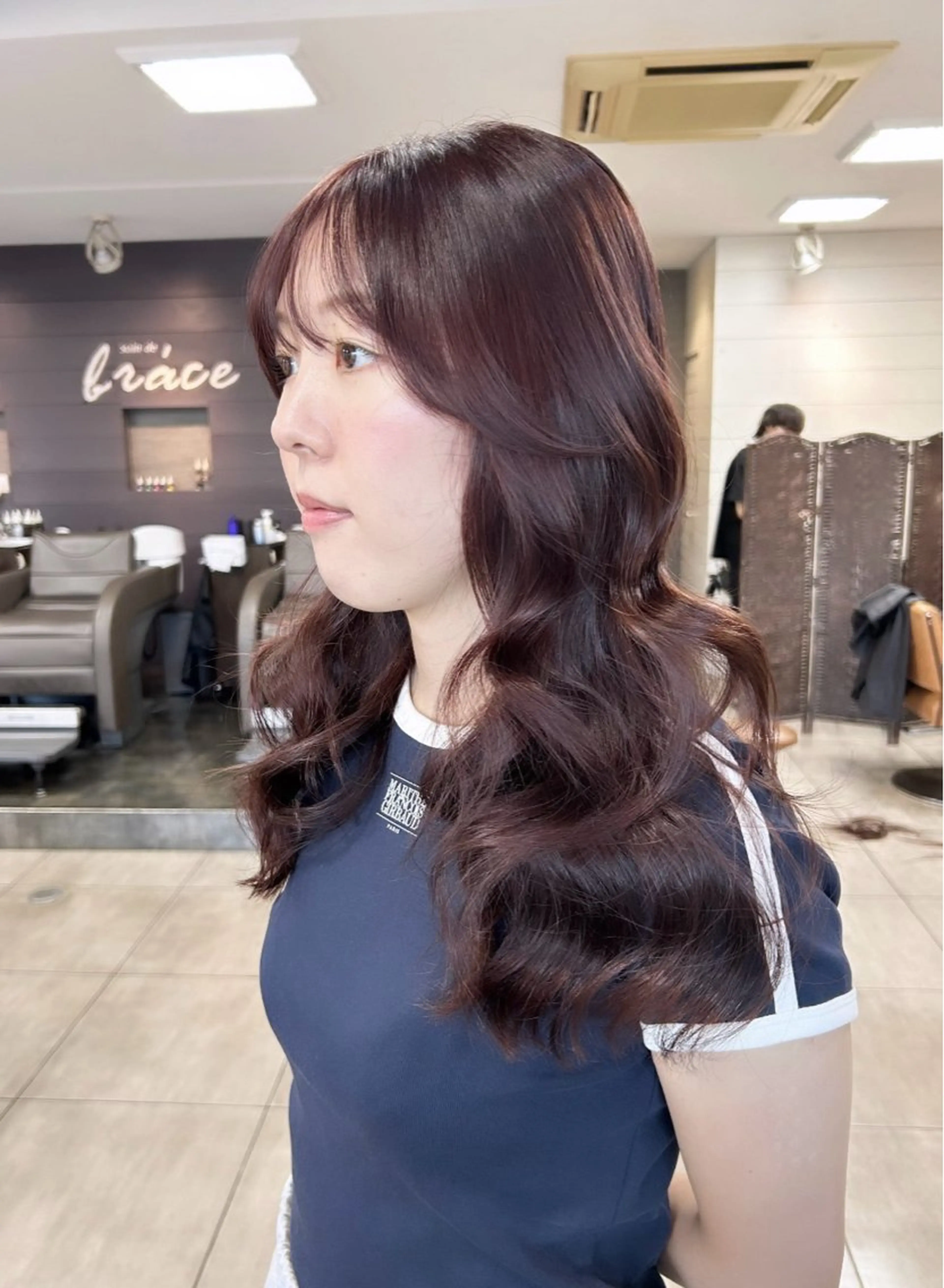 ロング レイヤーカット ロング カット ヘアカラー 🫧艶髪カラー🫧 森本くるみのヘアスタイル