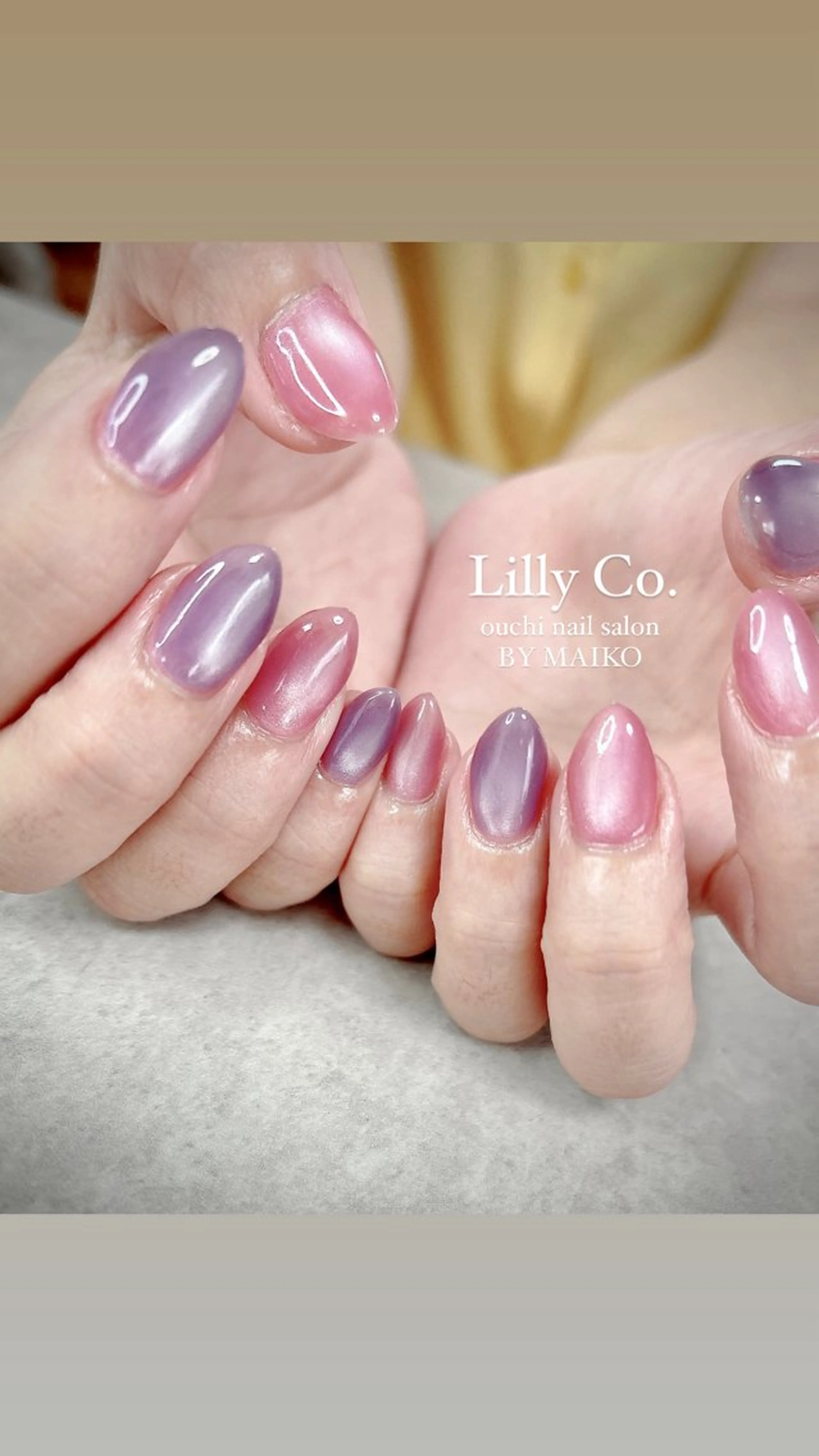 ネイル ワンカラーネイル ハンドネイル ハンドケア Lilly Co.のネイルデザイン
