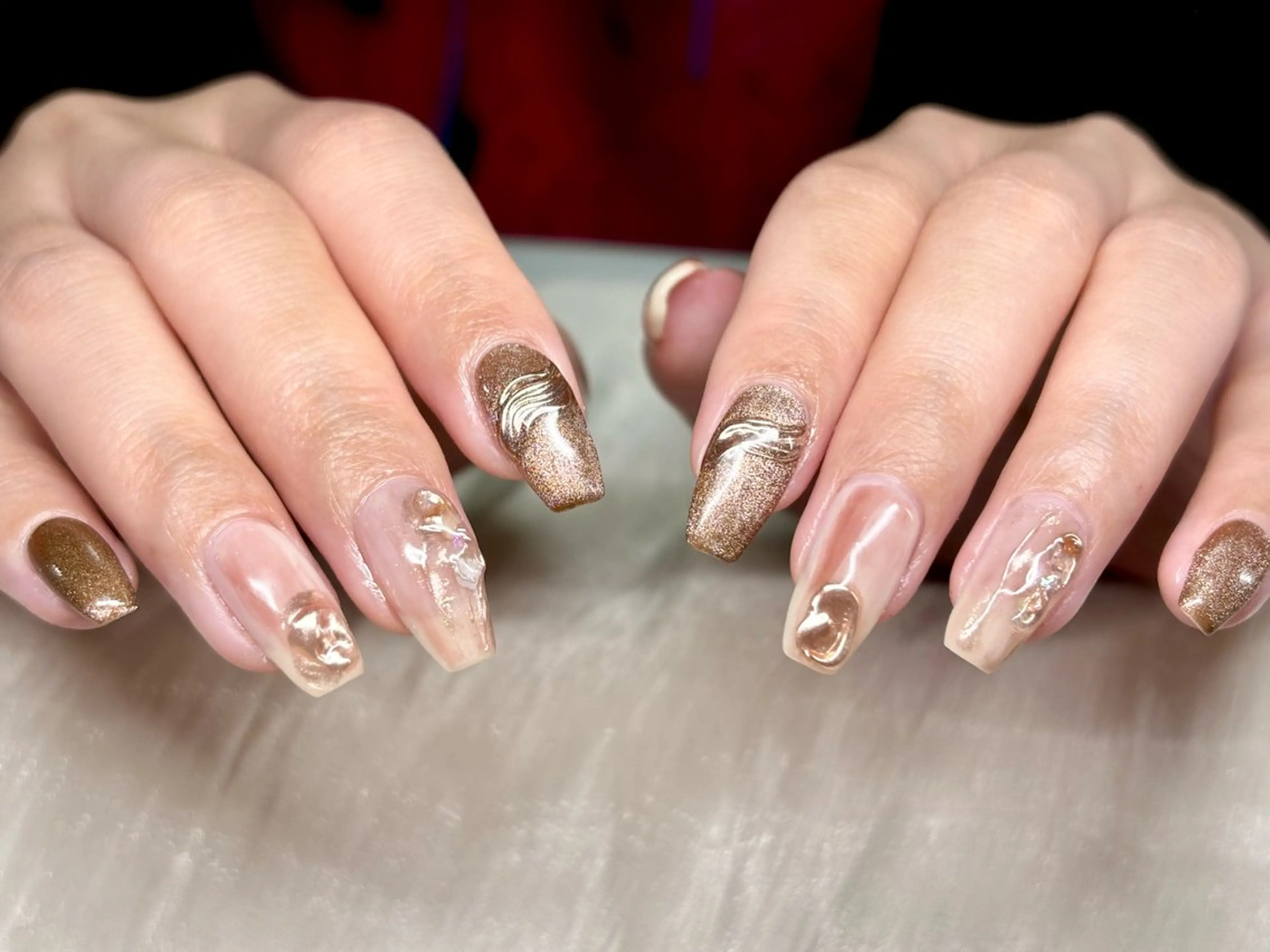 ネイル ジェルネイル ニュアンスネイル N.KIRARI hanaのネイルデザイン