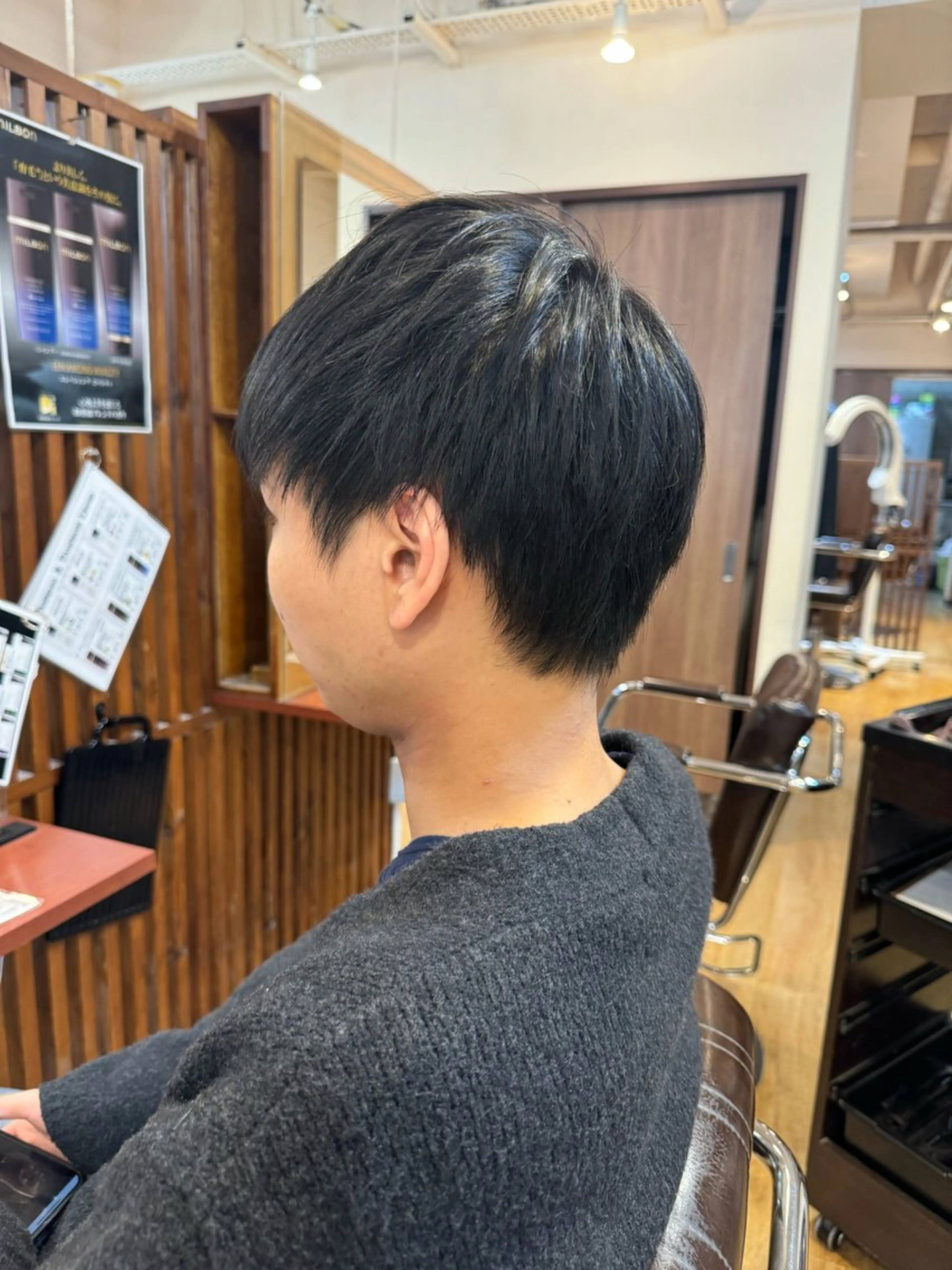 ショート メンズ 𝘀𝗮𝗲/柏の葉 / パーマモデルのヘアスタイル