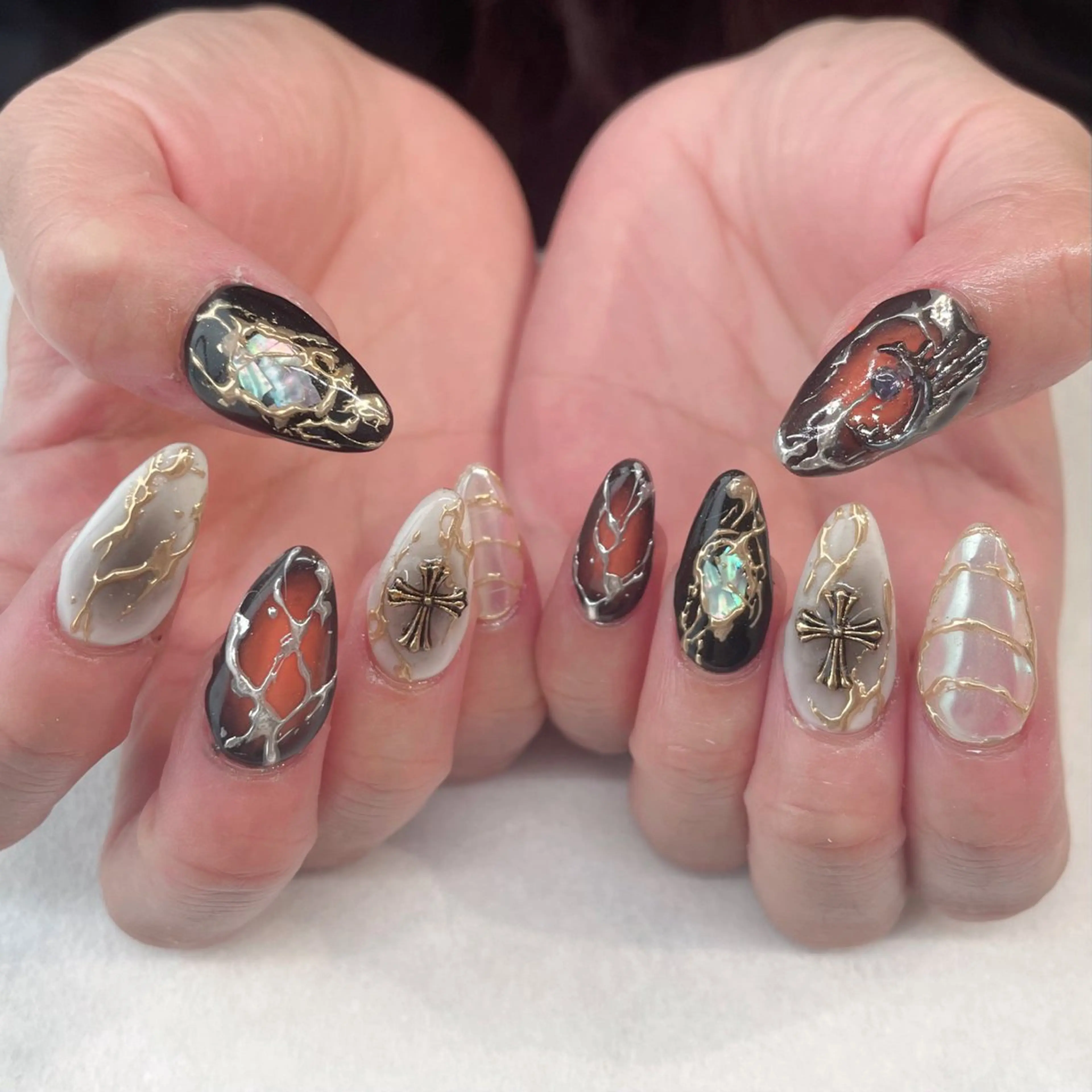 ネイル ハンドネイル 💎🐰 saki. m 🐰💎のネイルデザイン