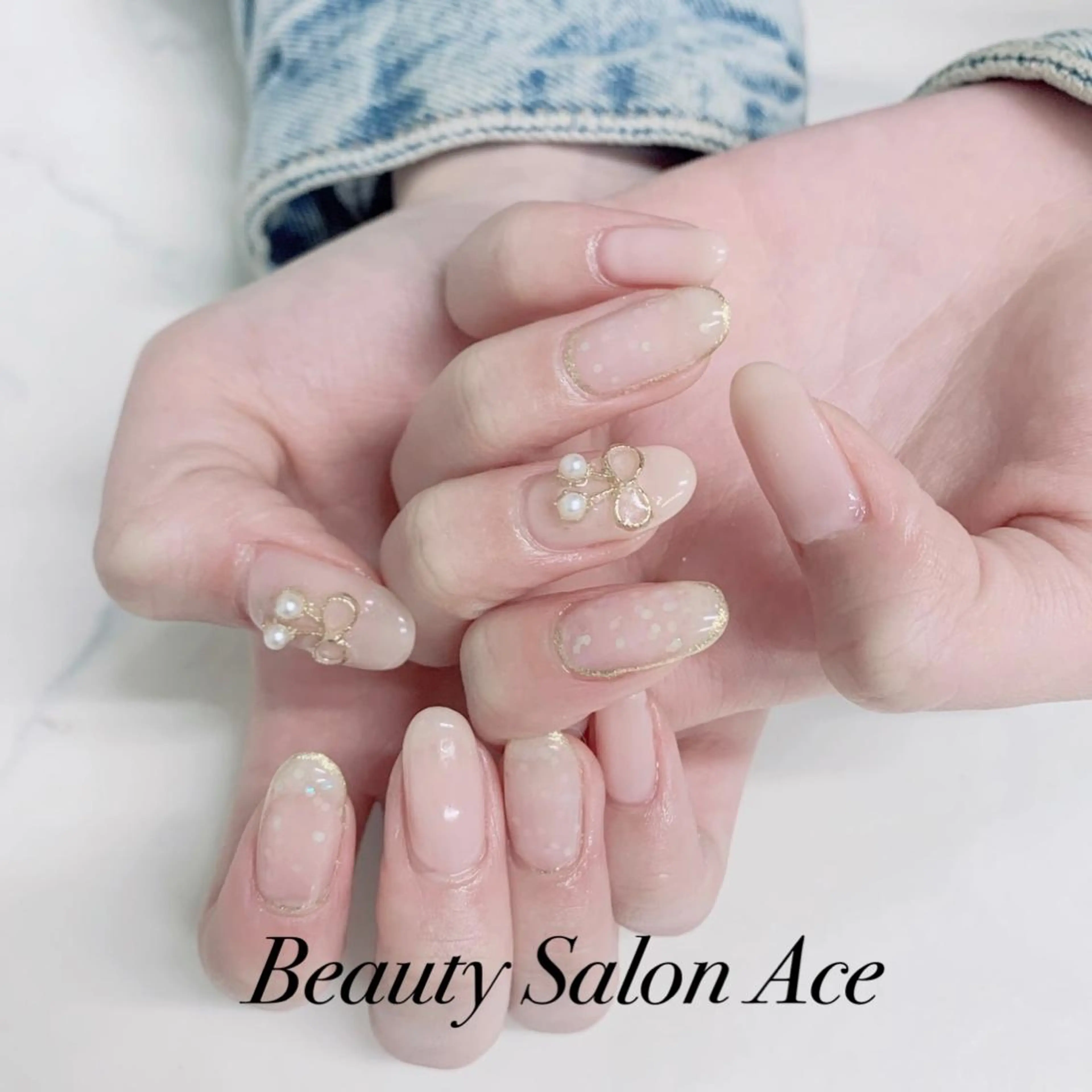 ネイル メンズネイル 春ネイル ハンドネイル ハンドケア Beauty Salon Ace（ネイルサロン　エース）所属・池袋フィルイン Ace♡長さだしのネイルデザイン
