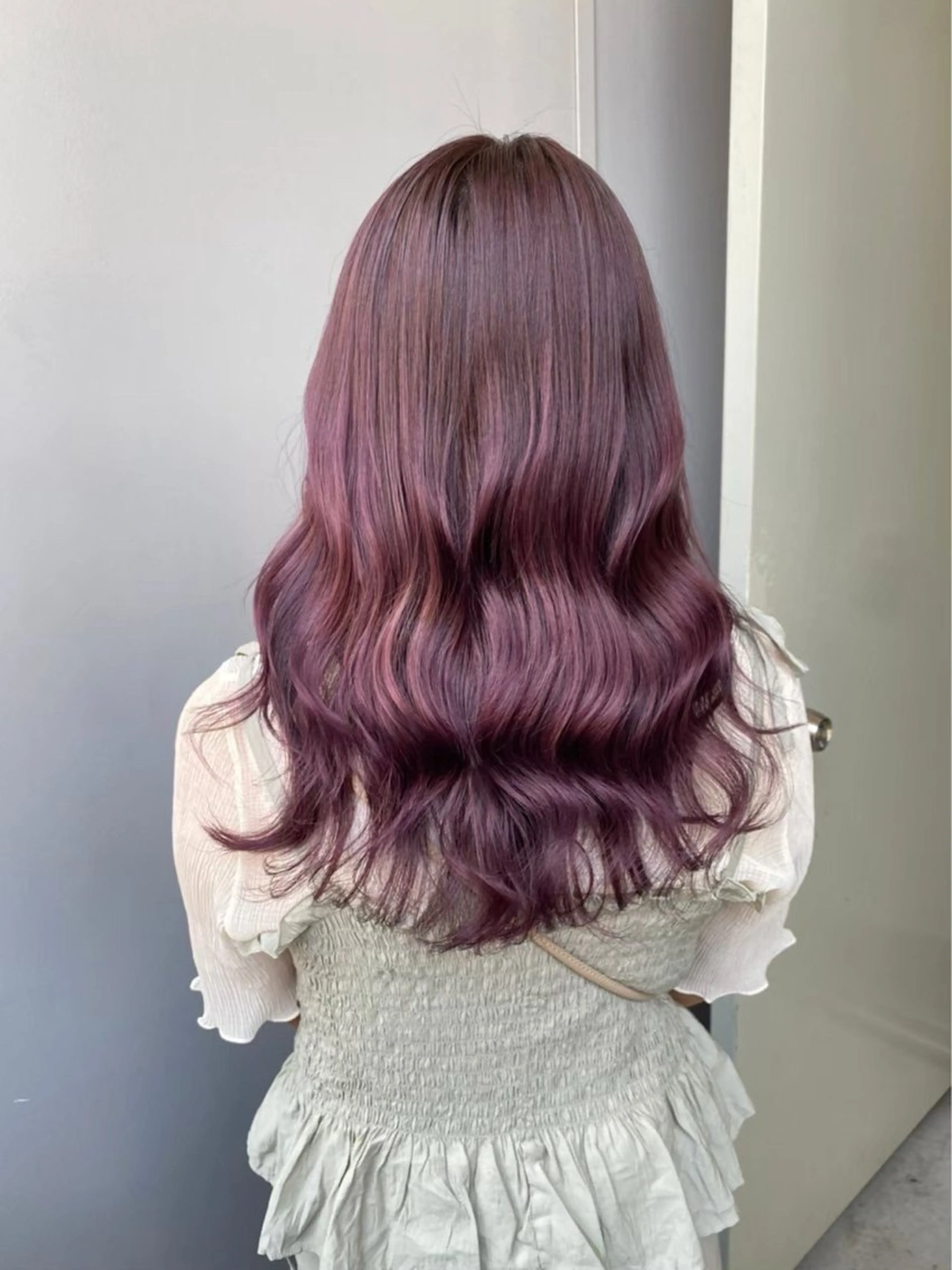 ロング 渋谷🥇wカラー 特化美容師のヘアスタイル
