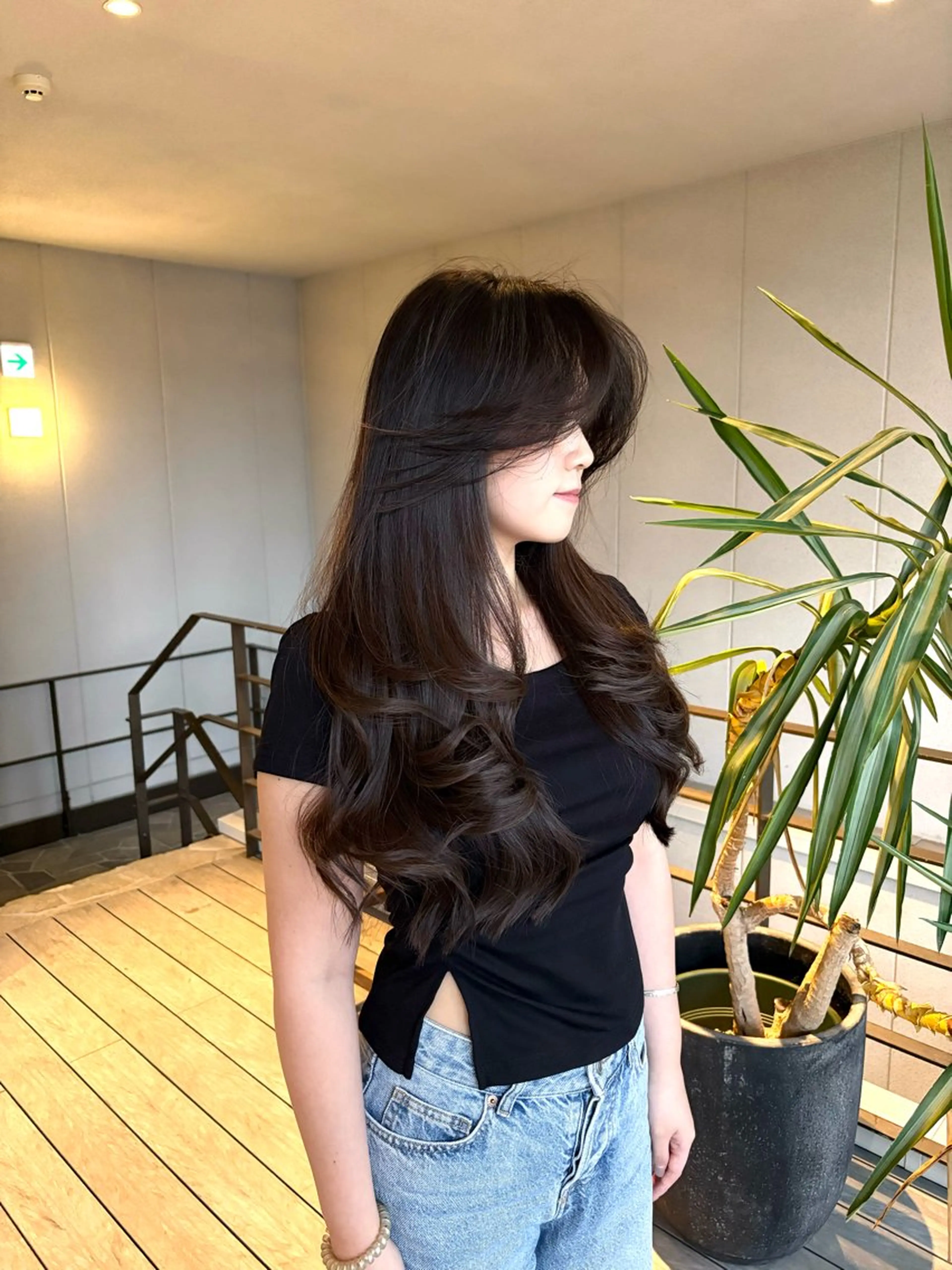 ロング ハイライト ヘアカラー 🇺🇸海外カラー 🇺🇸yunoのヘアスタイル