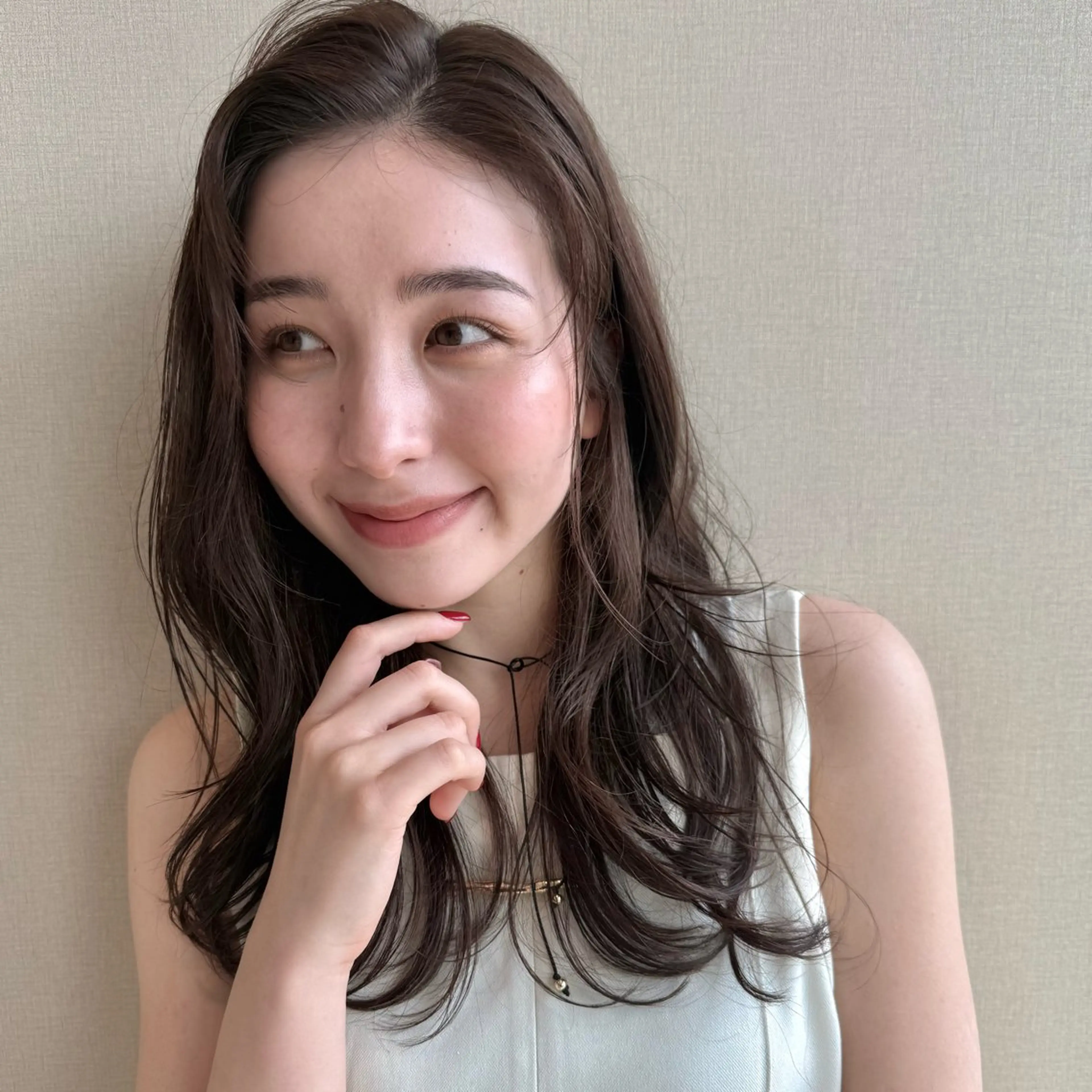 セミロング カット トリートメント 砂川朱音⌇鶴見区横堤 ⌇抜け感ヘア⌇韓国風のヘアスタイル