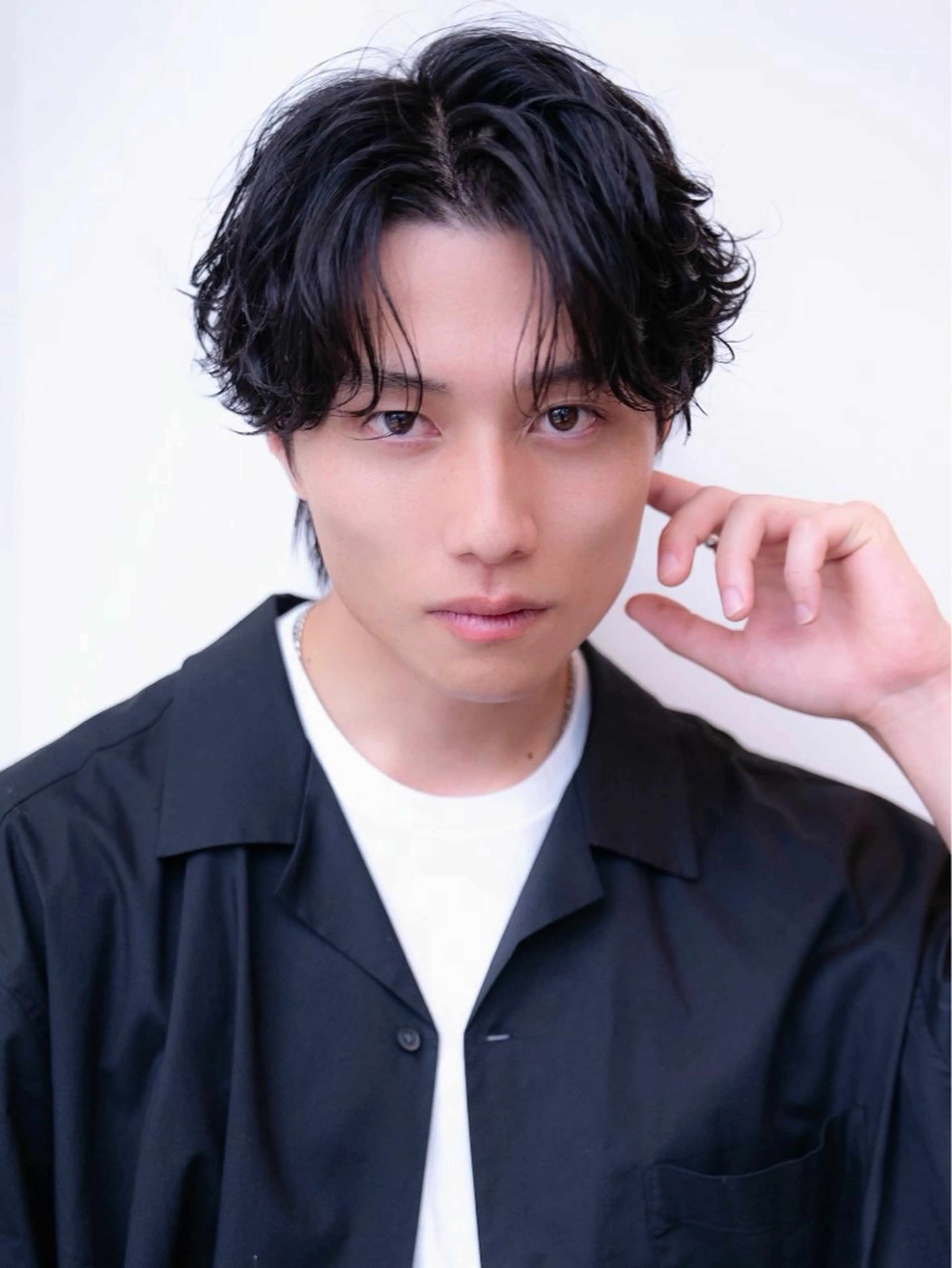 メンズ カット 渋谷／透明感カラー kuttiのヘアスタイル