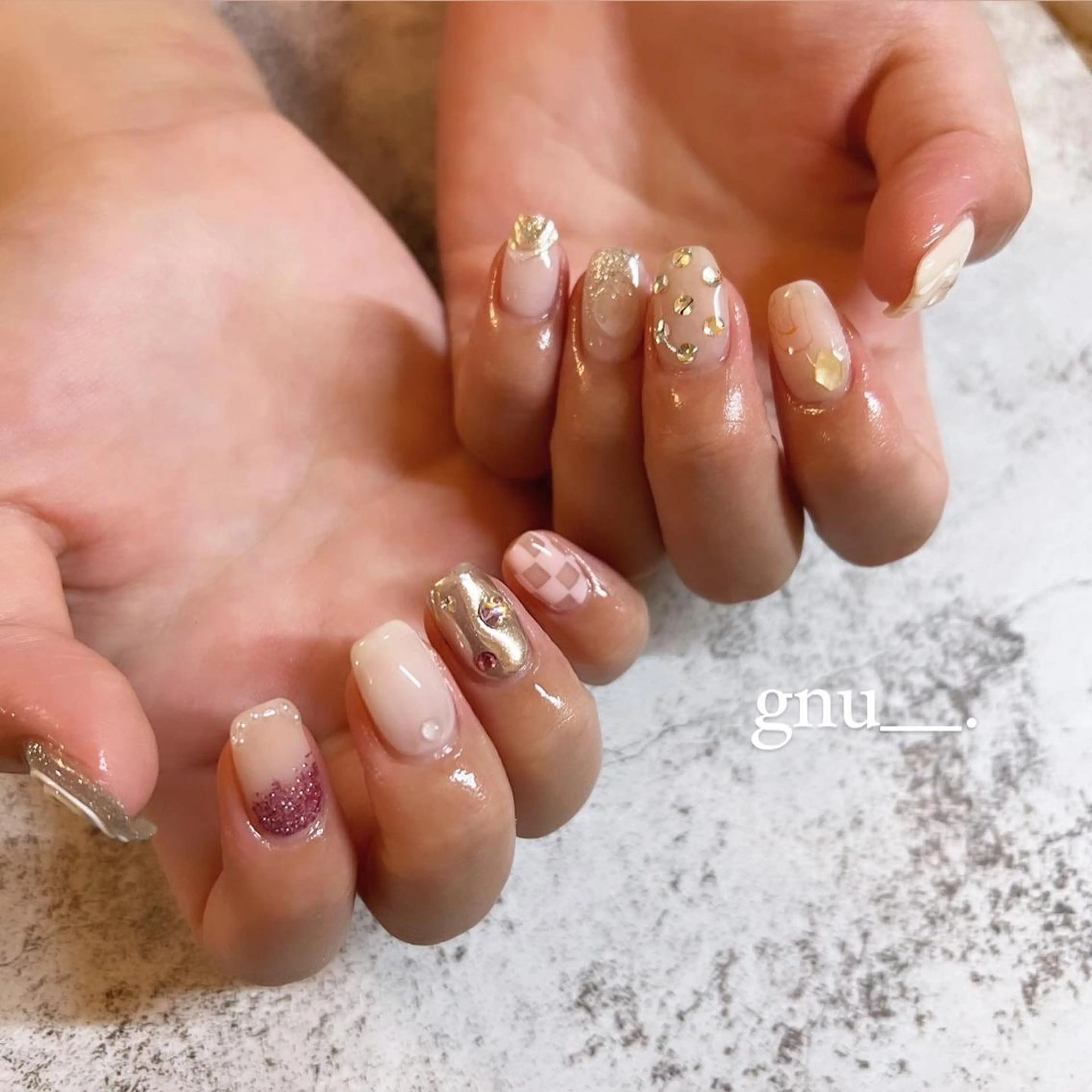 ネイル ハンドネイル gnu__. nailのネイルデザイン