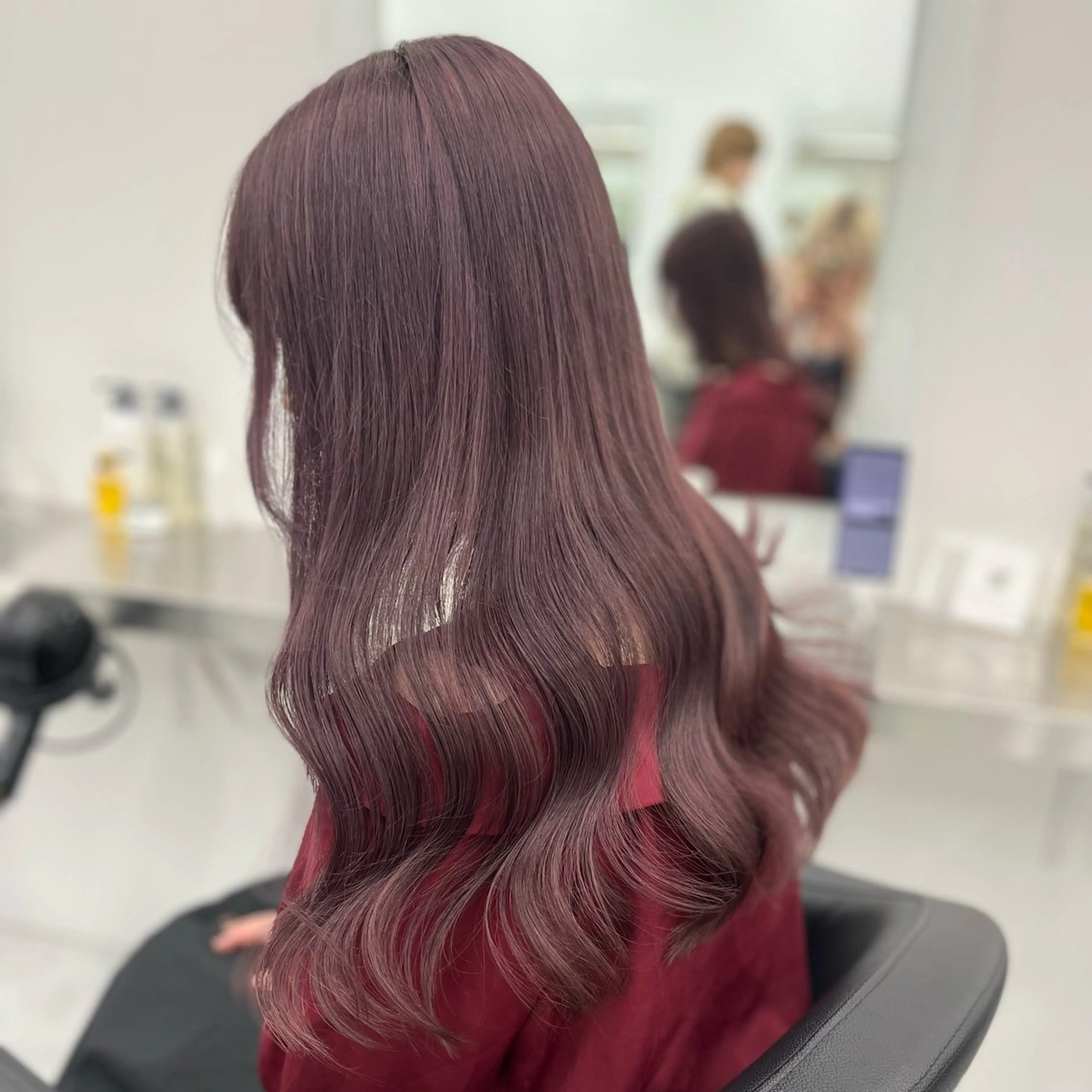 カラー ヘアカラー トリートメント 暖色ヘア🎀🍒 Manami🤍のヘアスタイル