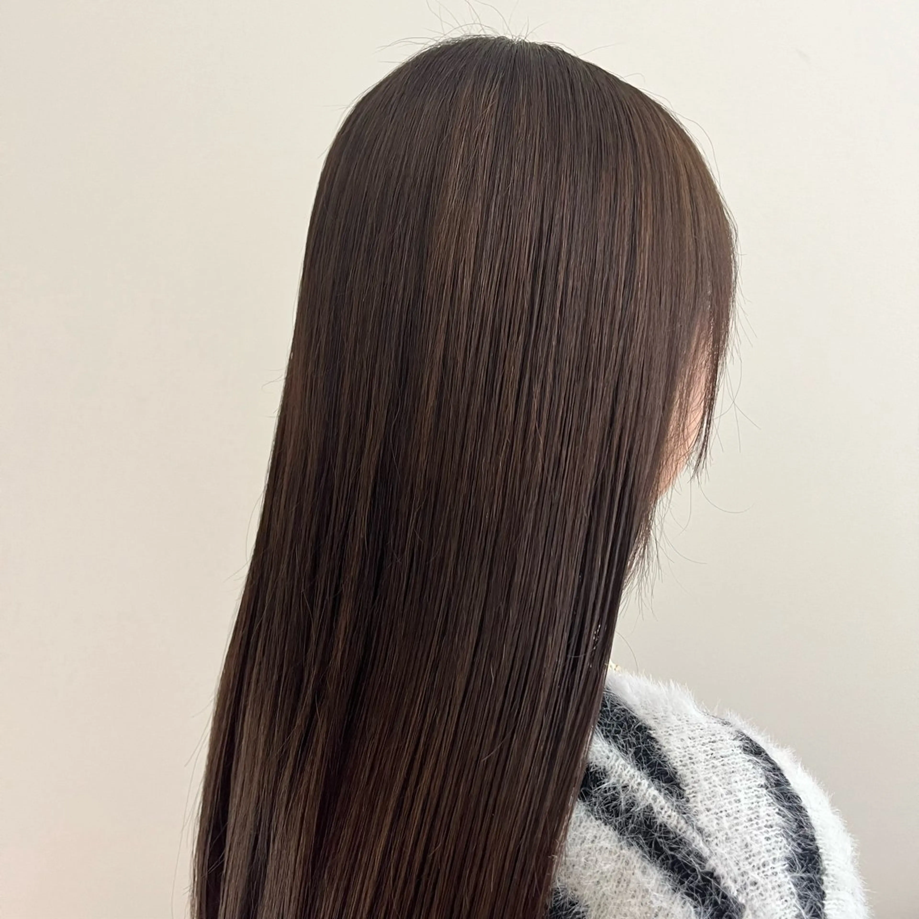 ロング カラー パーマ 縮毛矯正 メンズパーマ/ メッシュ📍ユリのヘアスタイル