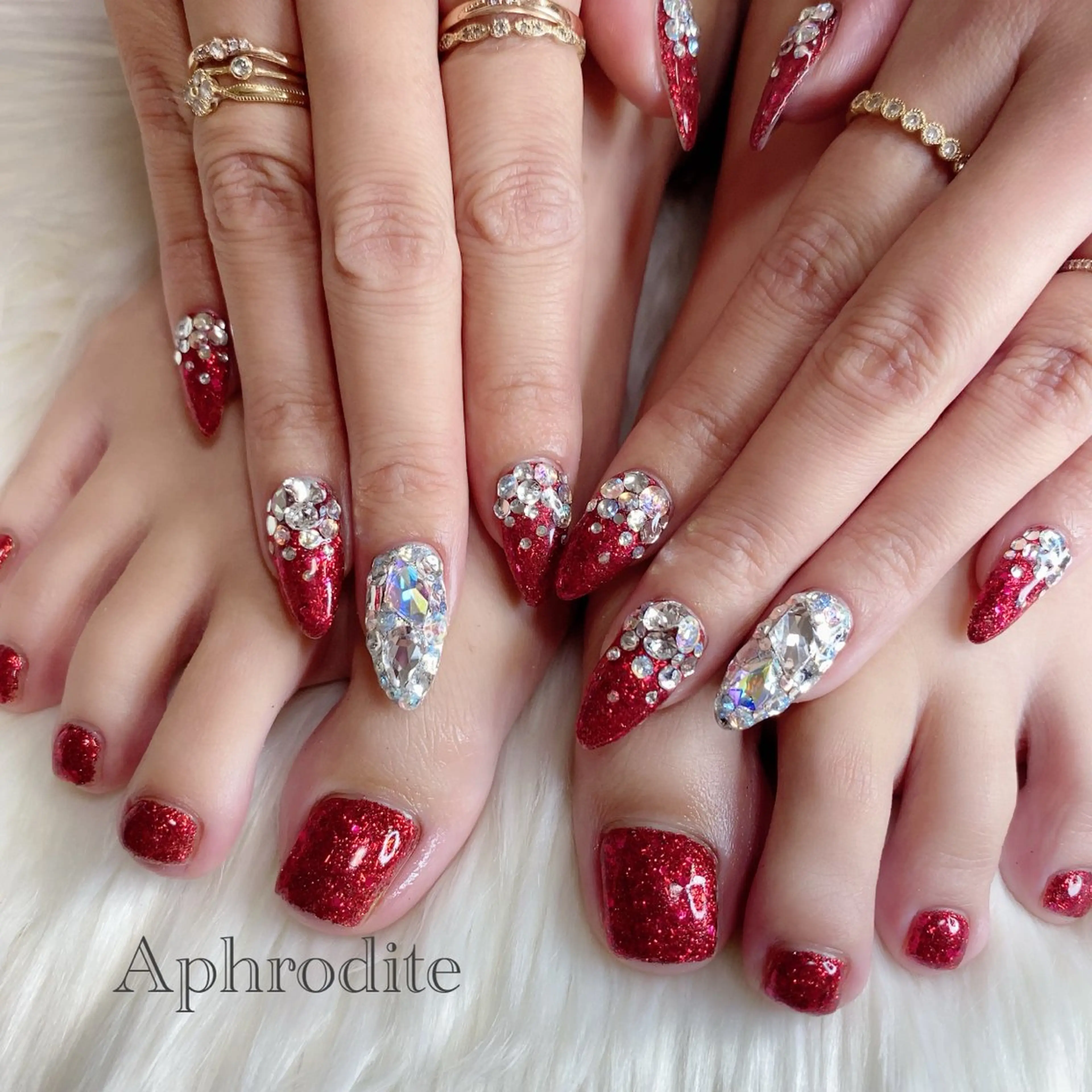 ネイル Aphrodite パラジェル認定サロンのネイルデザイン