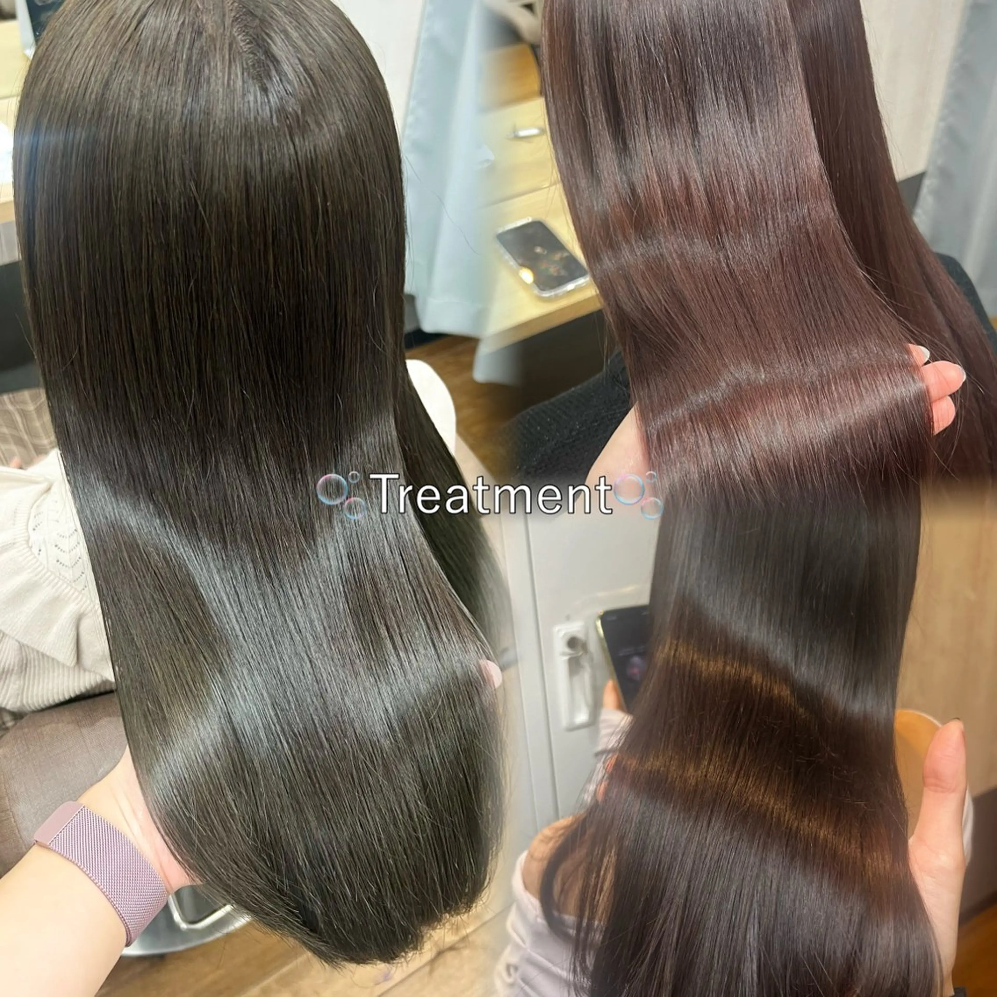 ロング 岡野 綾のヘアスタイル