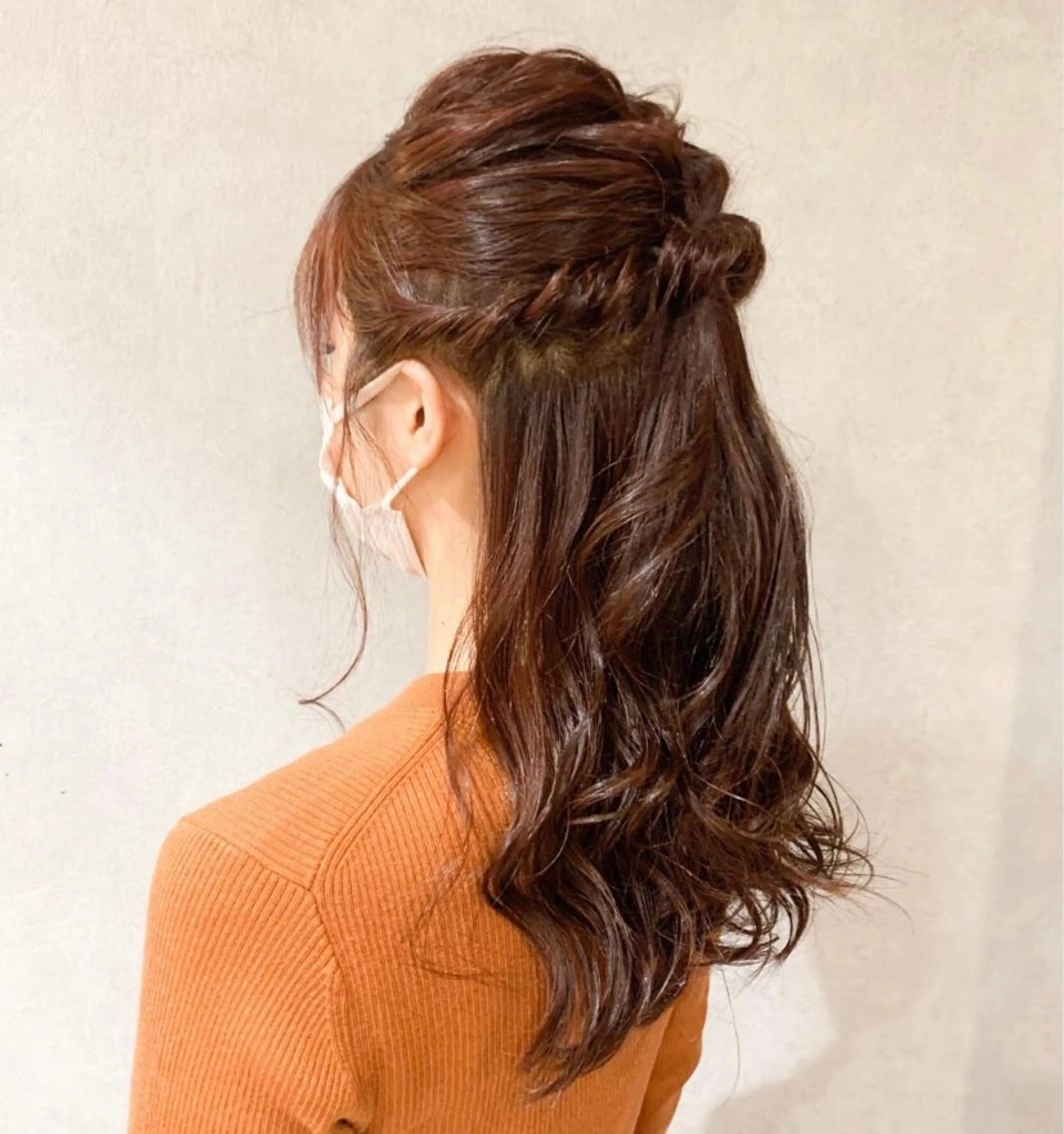 ロング カラー ヘアアレンジ カット ヘアカラー カット🍋いらみな あかねLOuNICAのヘアスタイル