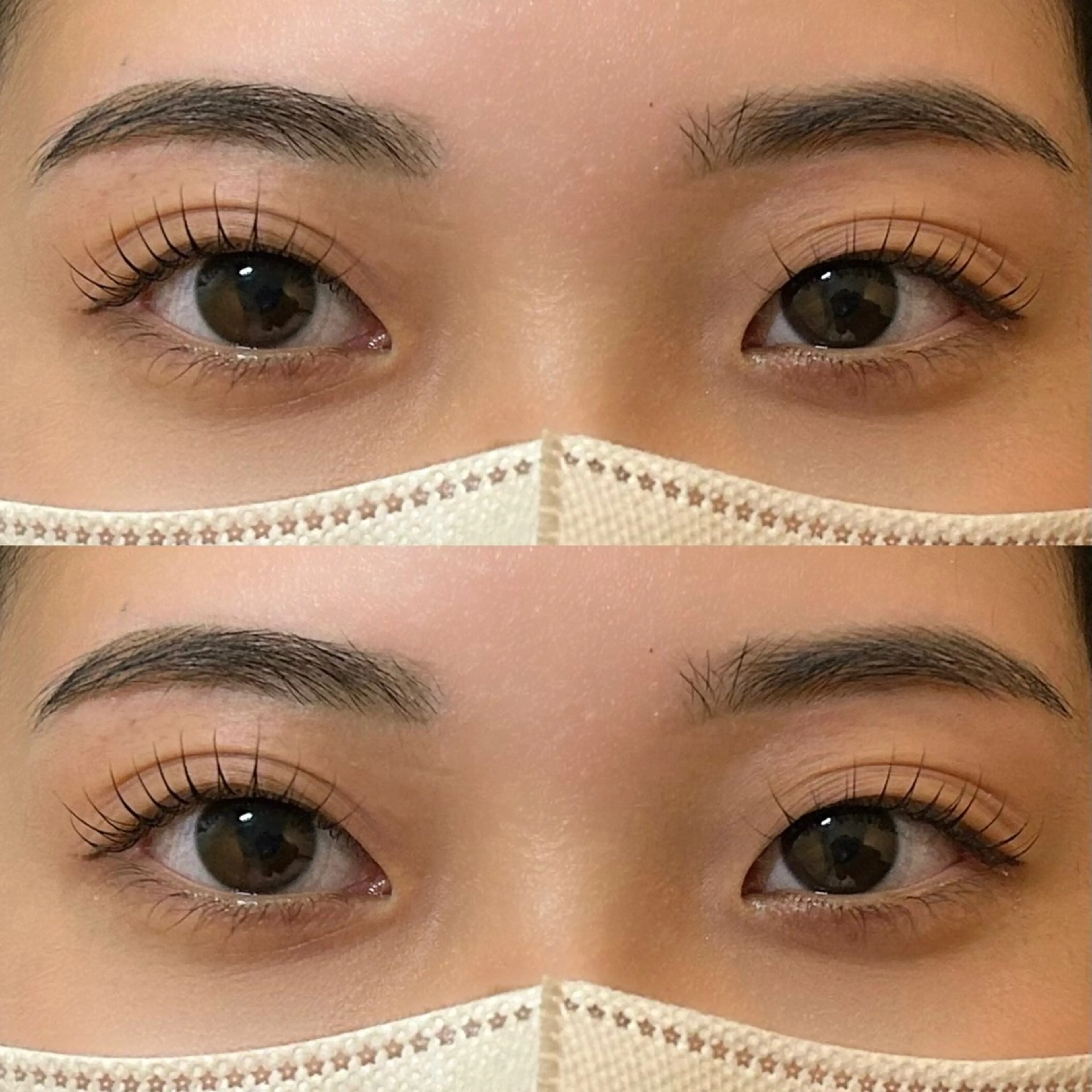 マツエク・マツパ 一重×まつ毛パーマ クレセントアイ Runaの眉毛・アイブロウイメージ