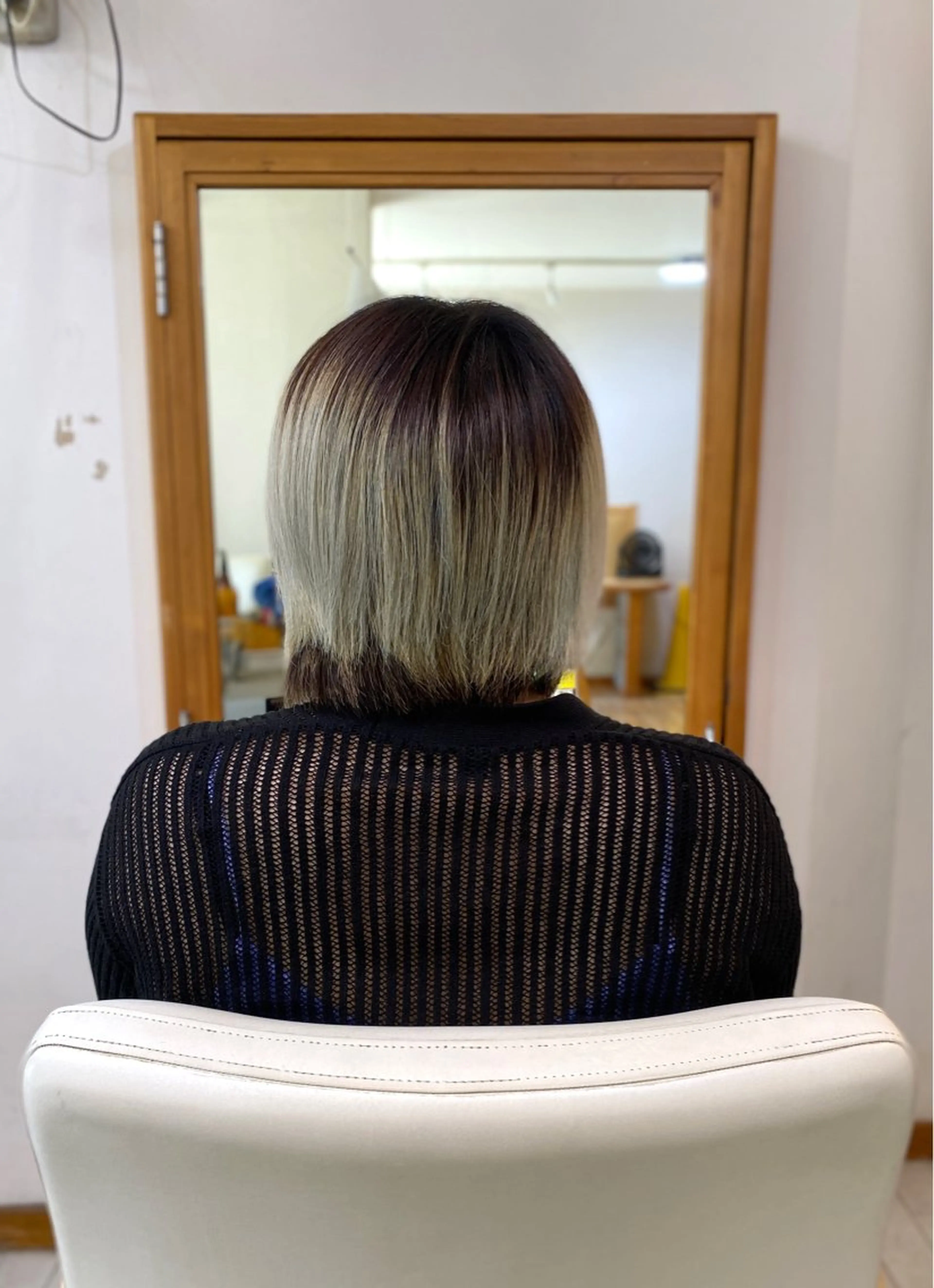 ミディアム カラー CRADLE Takeuchiのヘアスタイル