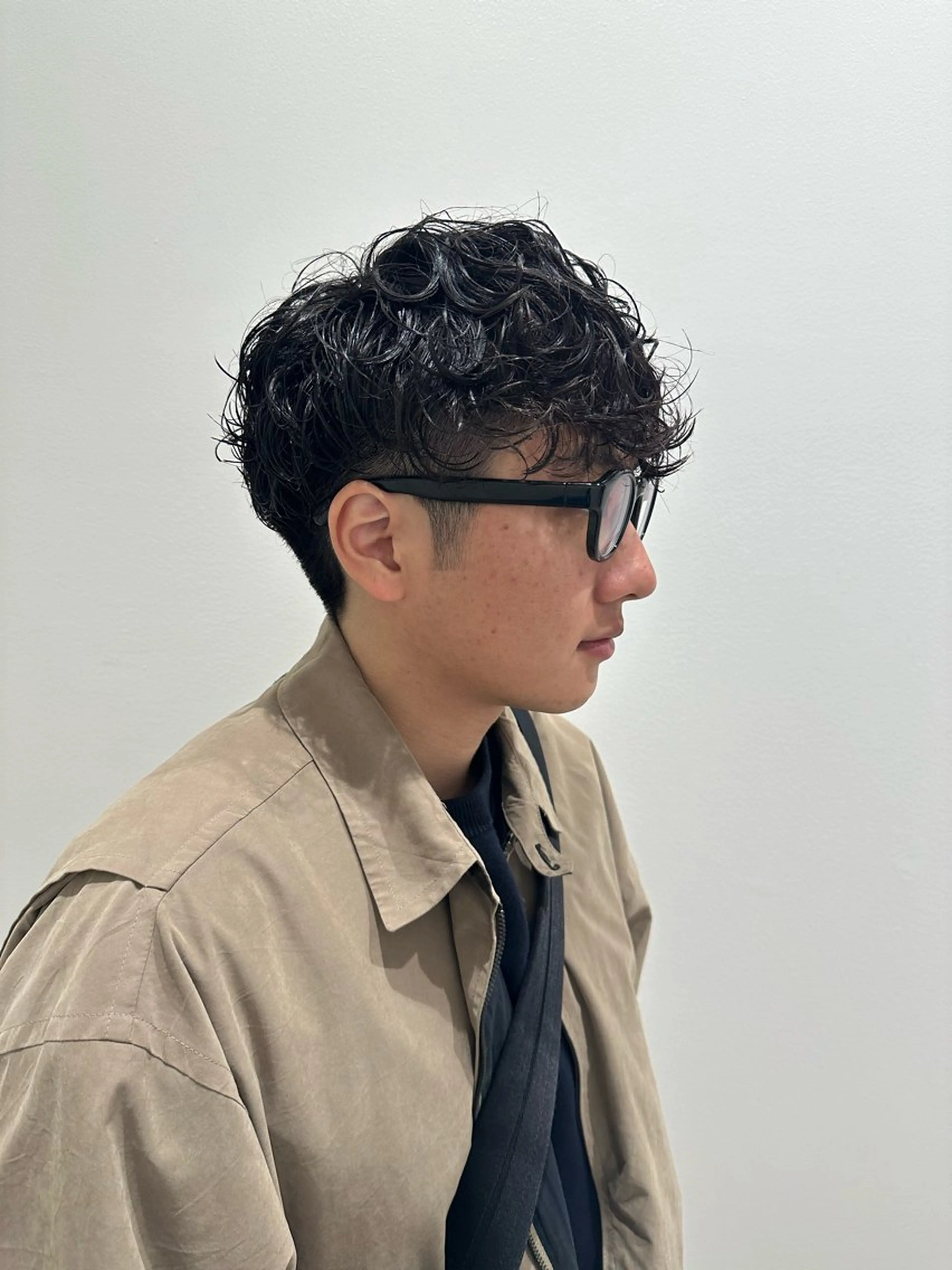 パーマ メンズ GO TODAY シェアサロン心斎橋edel店所属・【メンズ特化美容師】 岩城　昇悟のヘアスタイル