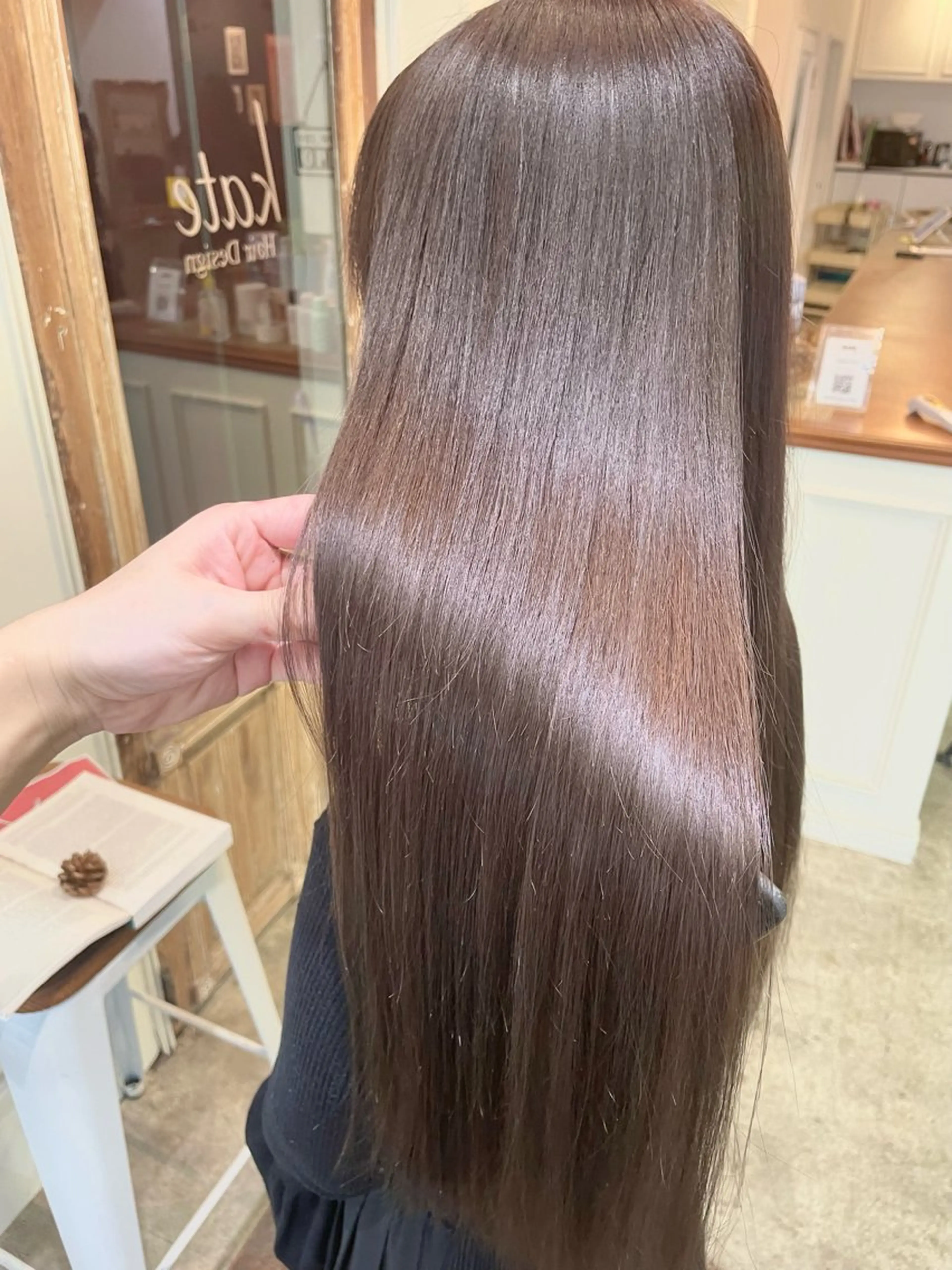 ロング カラー ヘアアレンジ 髪質改善 トリートメント トリートメント 山崎 澪のヘアスタイル