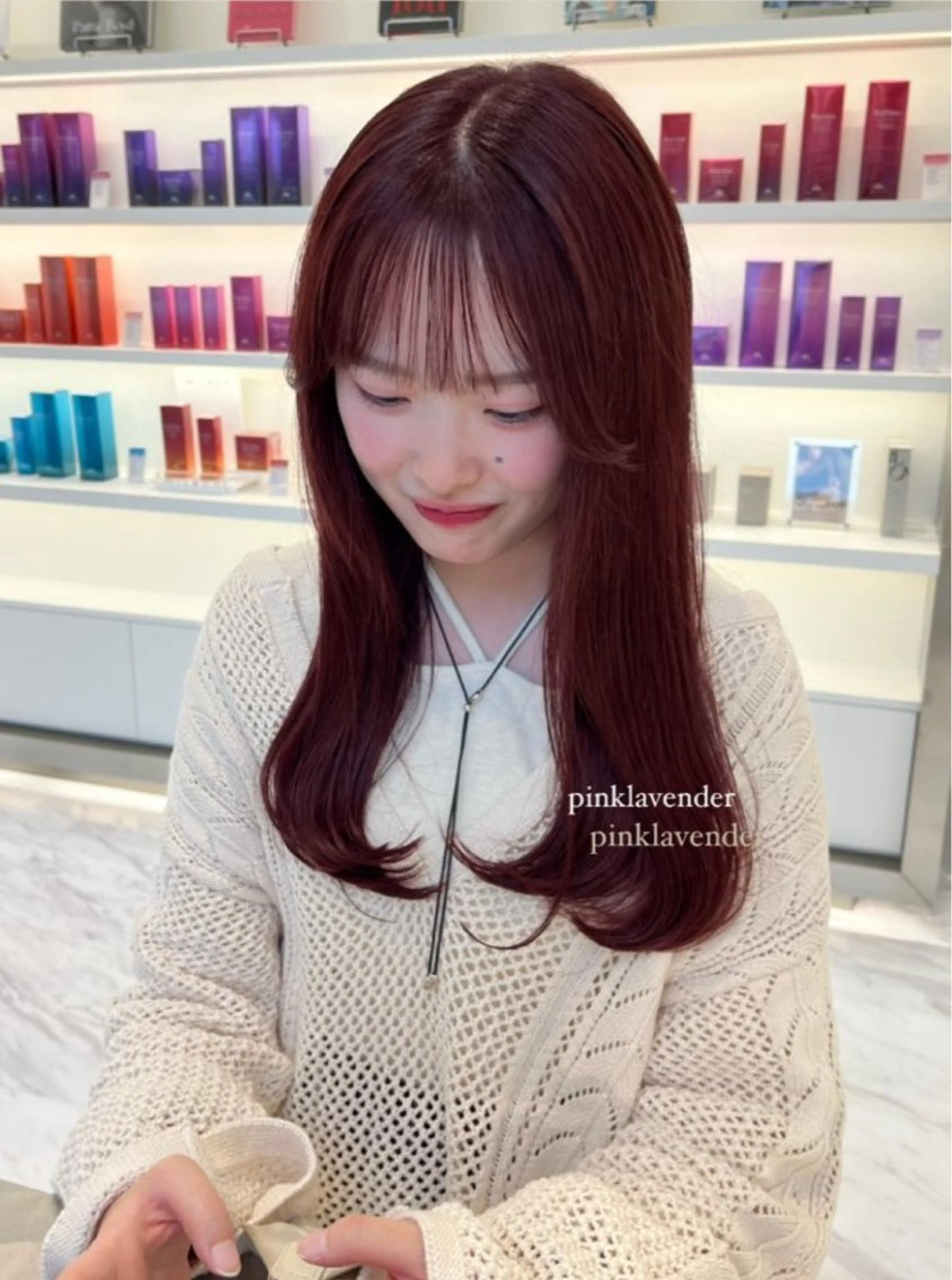 ロング カラー ヘアカラー ParveMix ♡白神みやびのヘアスタイル