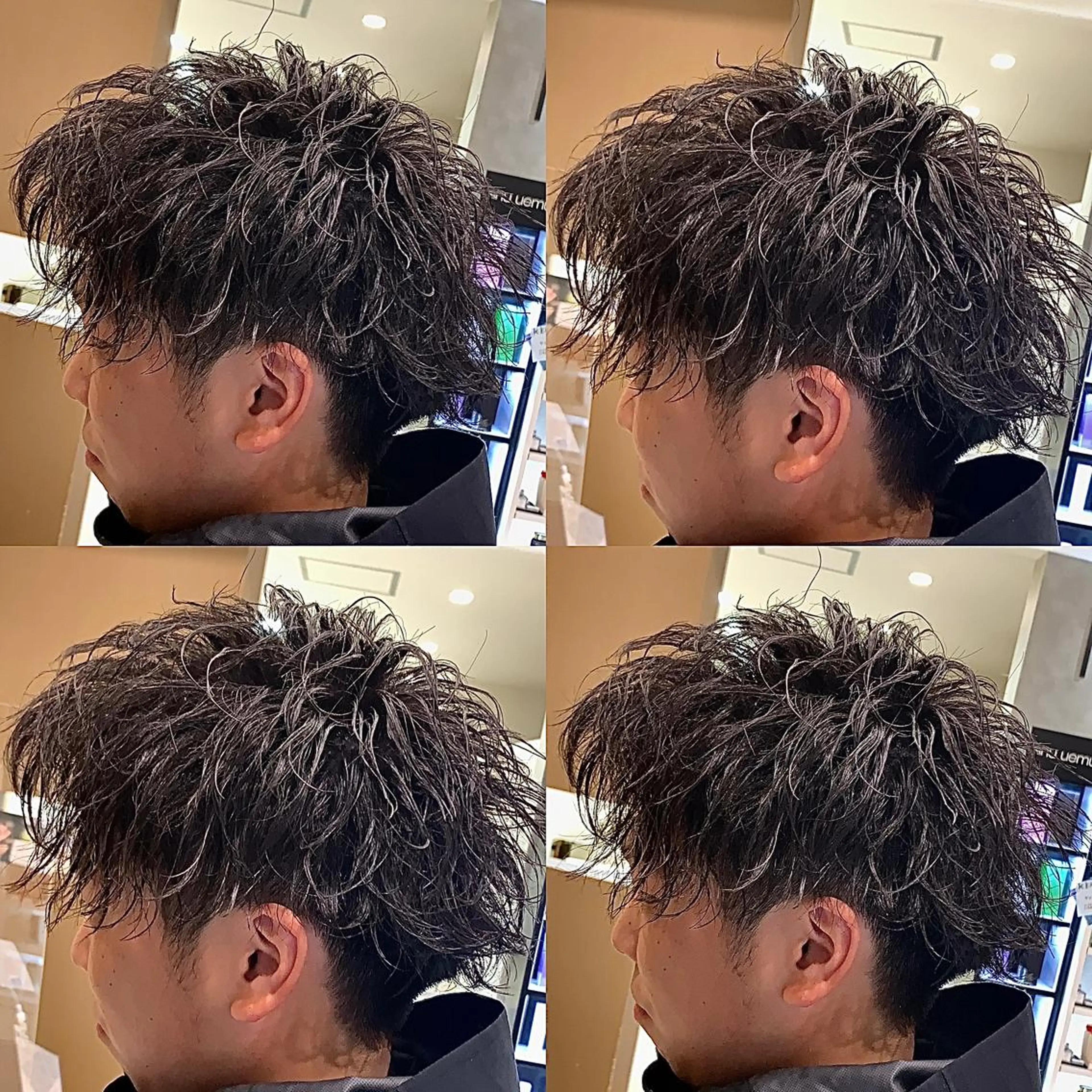 パーマ メンズ マッシュ メンズカット/レイヤ ーカット大名Lay.のヘアスタイル