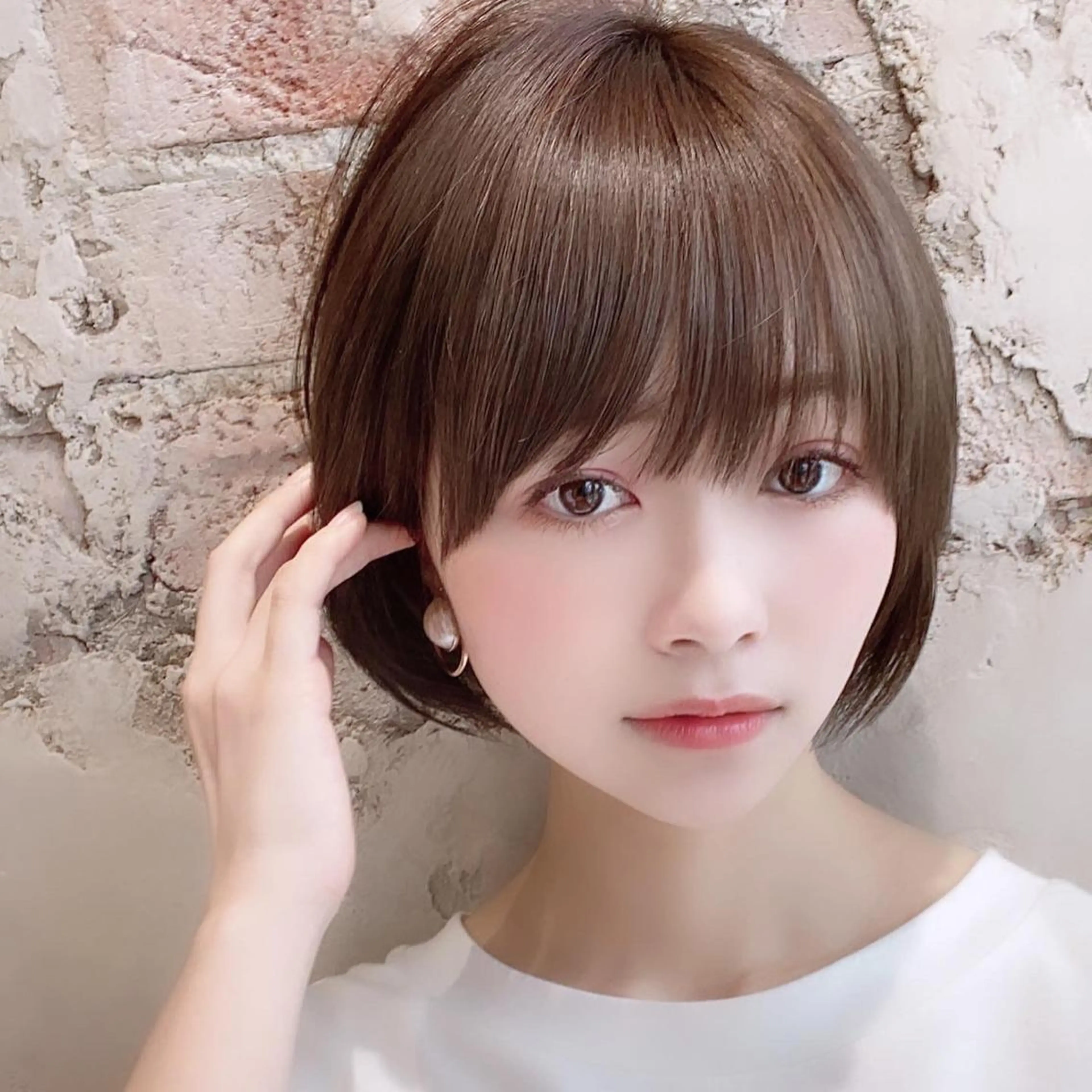 ショート ショートボブ ボブ ショートヘア On所属・新宿　ショート・ボブ カットモデル募集のヘアスタイル