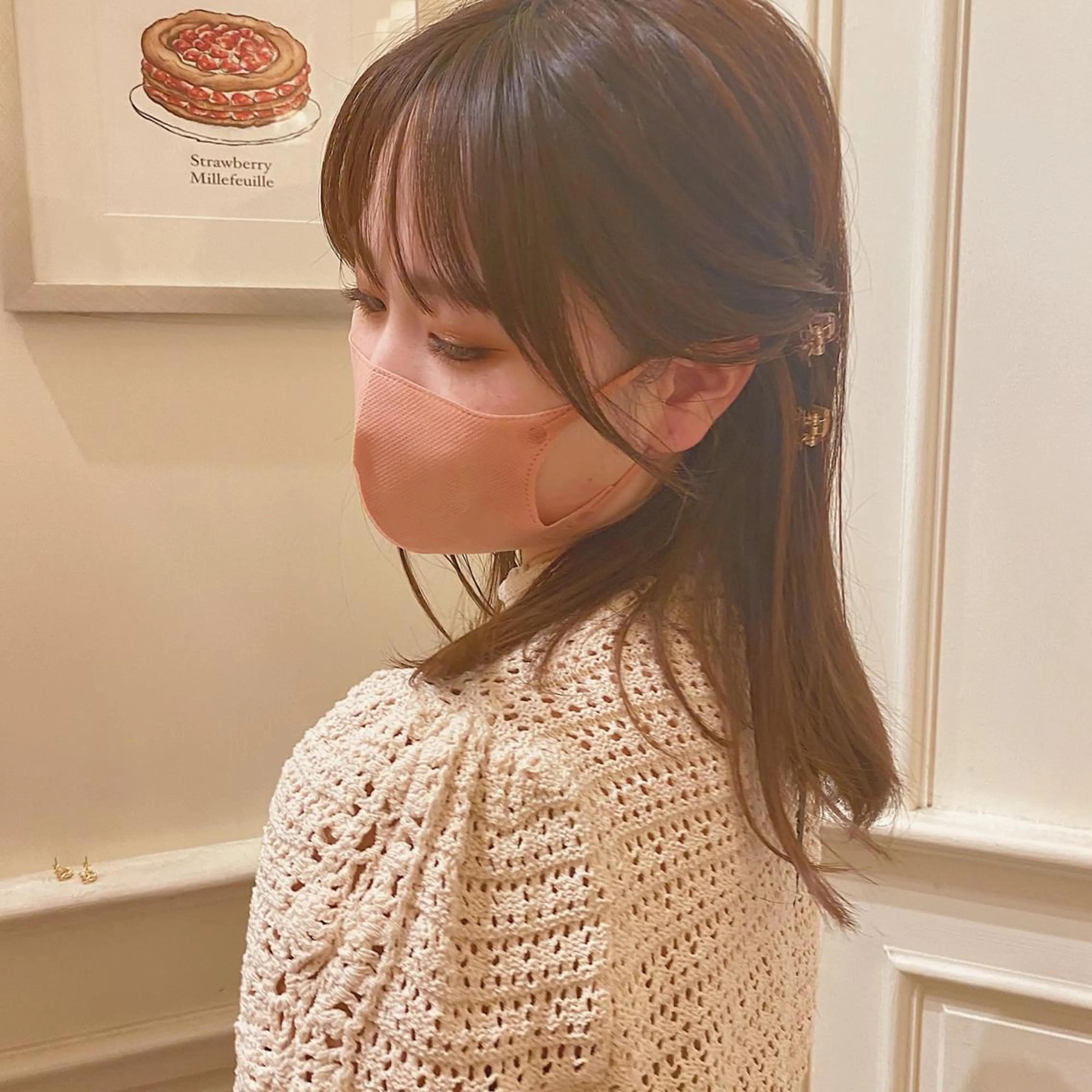 ミディアム ヘアカラー トリートメント 柔らかbeige /chinari❤︎のヘアスタイル