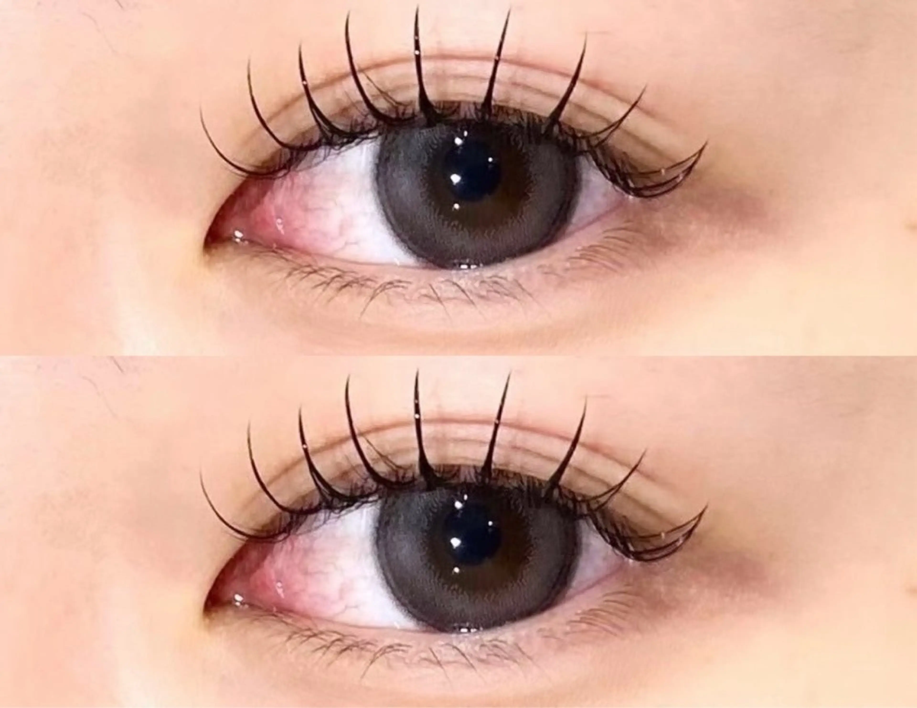 マツエク・マツパ eve🐰束間まつ毛 /透明感カラーのマツエク・マツパデザイン