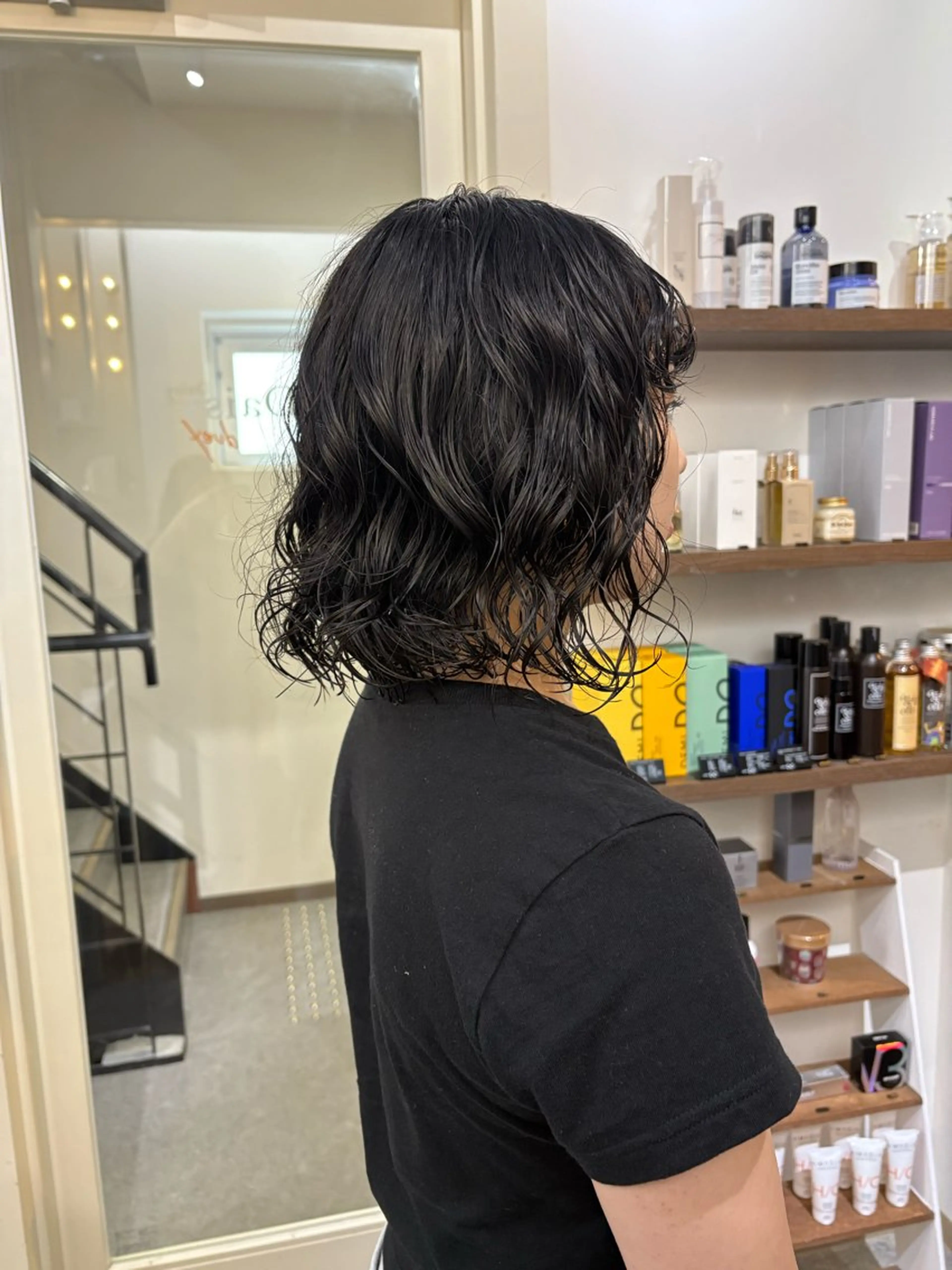 ミディアム パーマ nao/福岡美容室 パーマ/ボブパーマのヘアスタイル