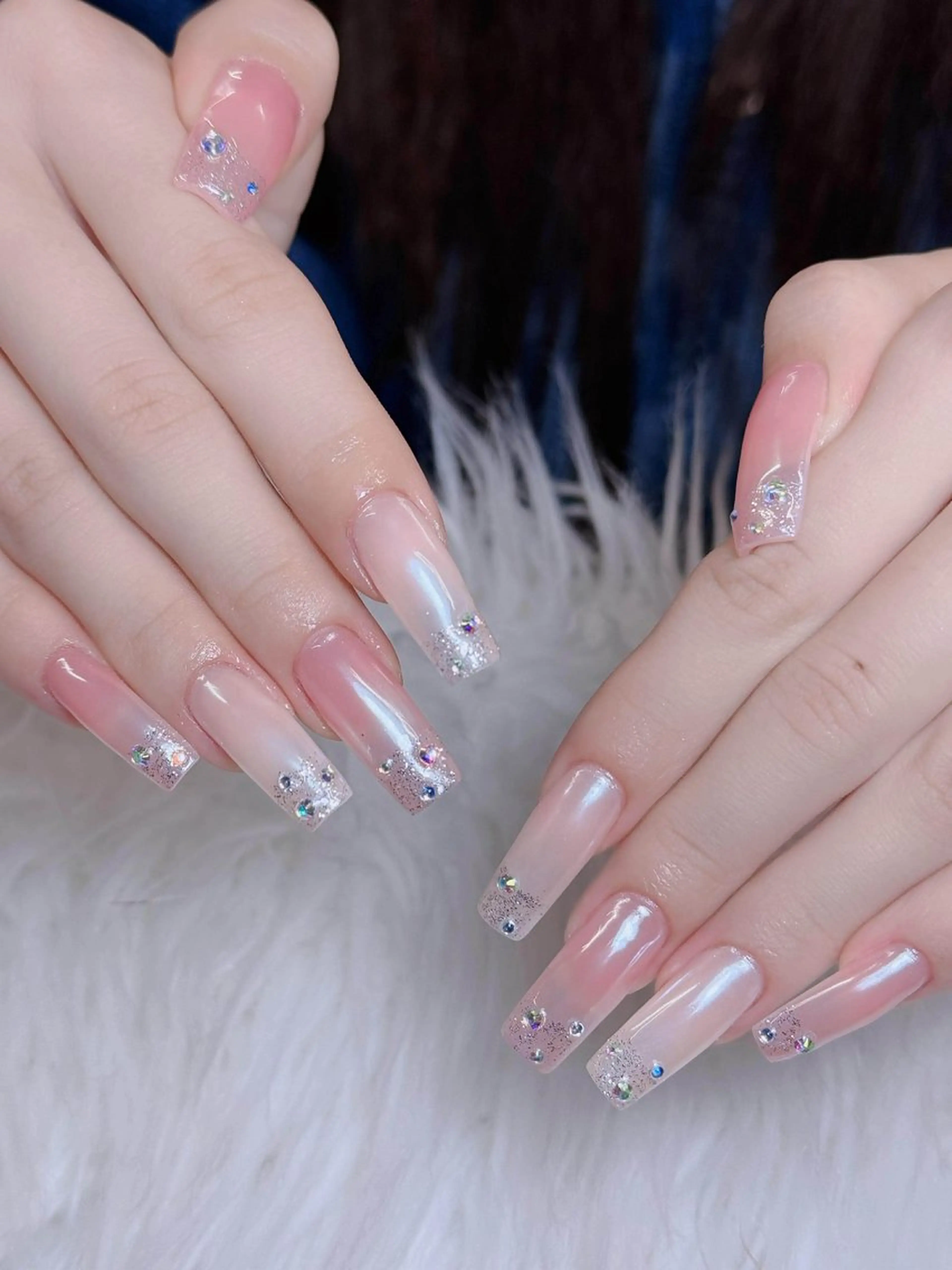 ネイル オーロラネイル チークネイル フットネイル フレンチネイル ハロウィン ハンドネイル Lumi Nail 新大久保3‘のネイルデザイン