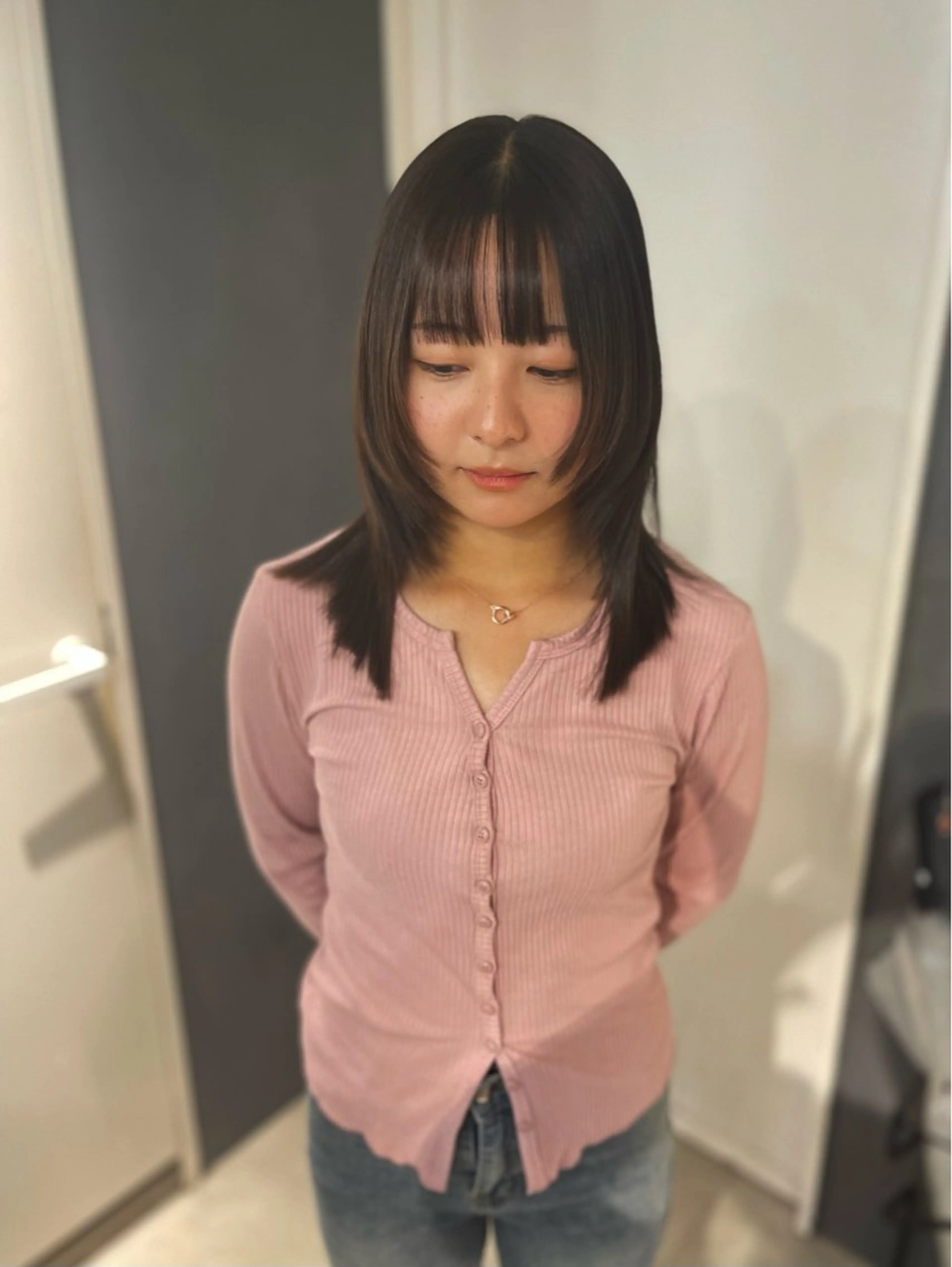 ロング カラー カット 縮毛矯正 トリートメント 髪質改善/ レイヤー/NENEのヘアスタイル
