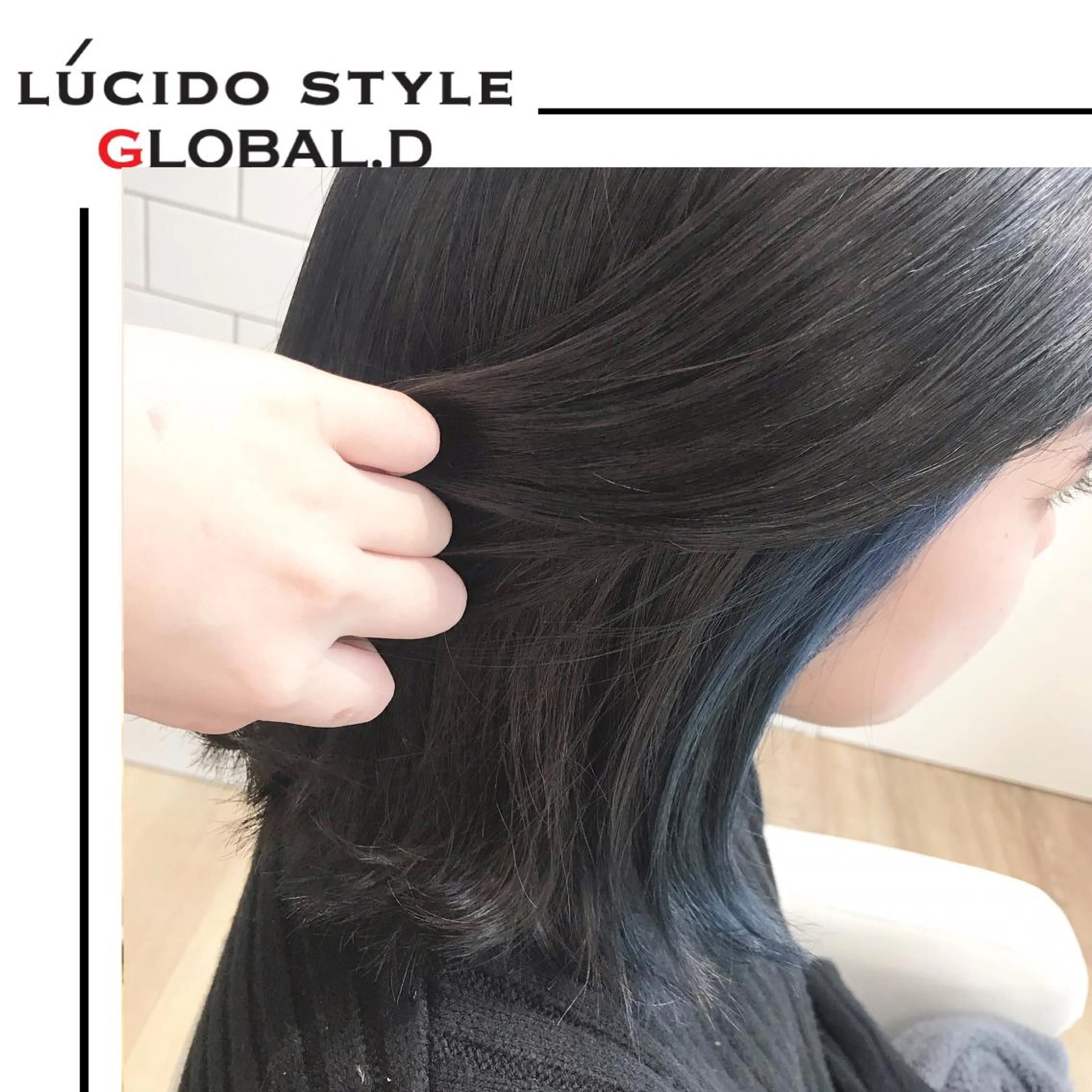 ミディアム カラー 🥛洒落髪小顔cut なら龍崎🥛のヘアスタイル