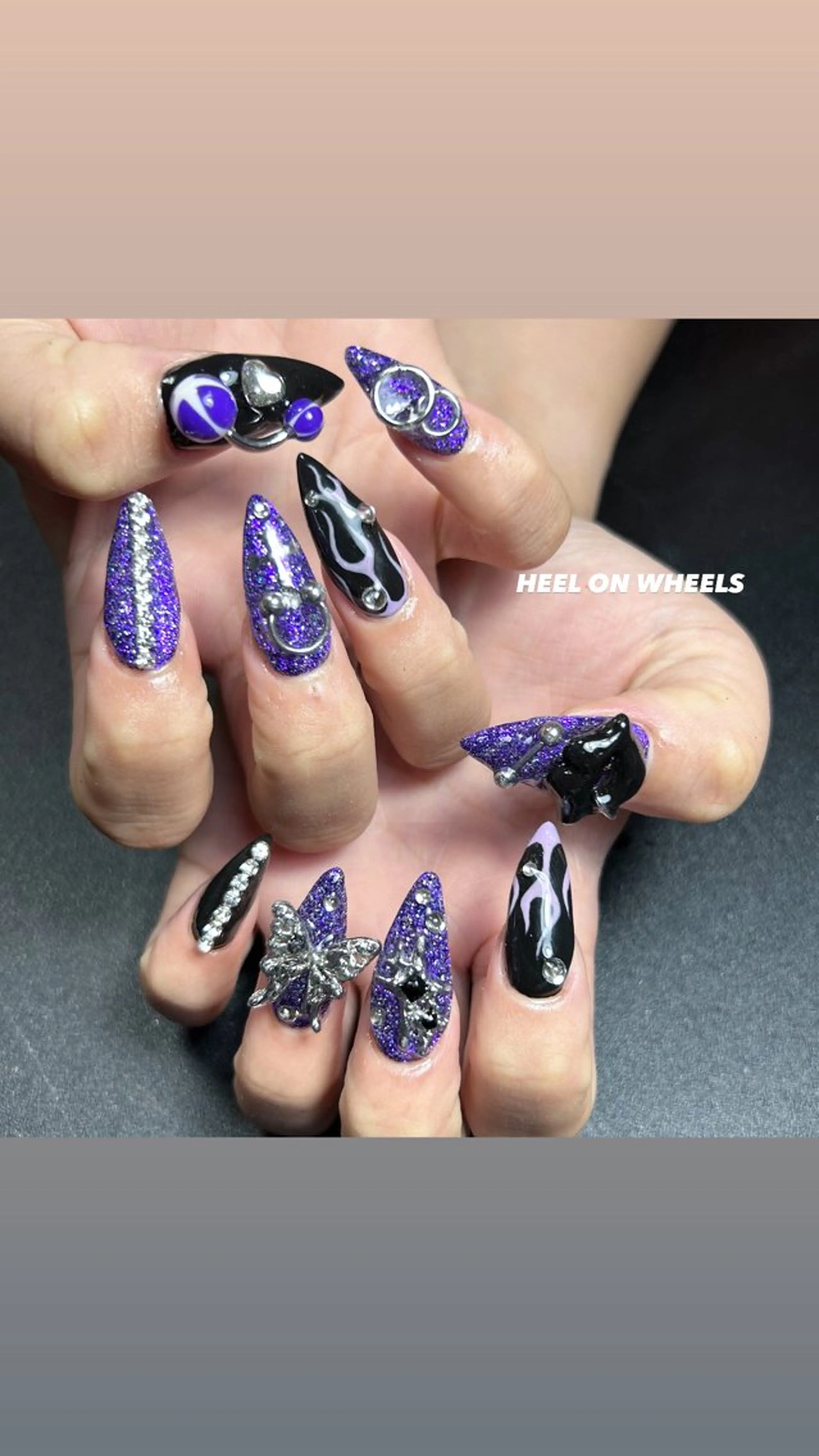 ネイル ハンドネイル ⛓Miyu ⛓のネイルデザイン