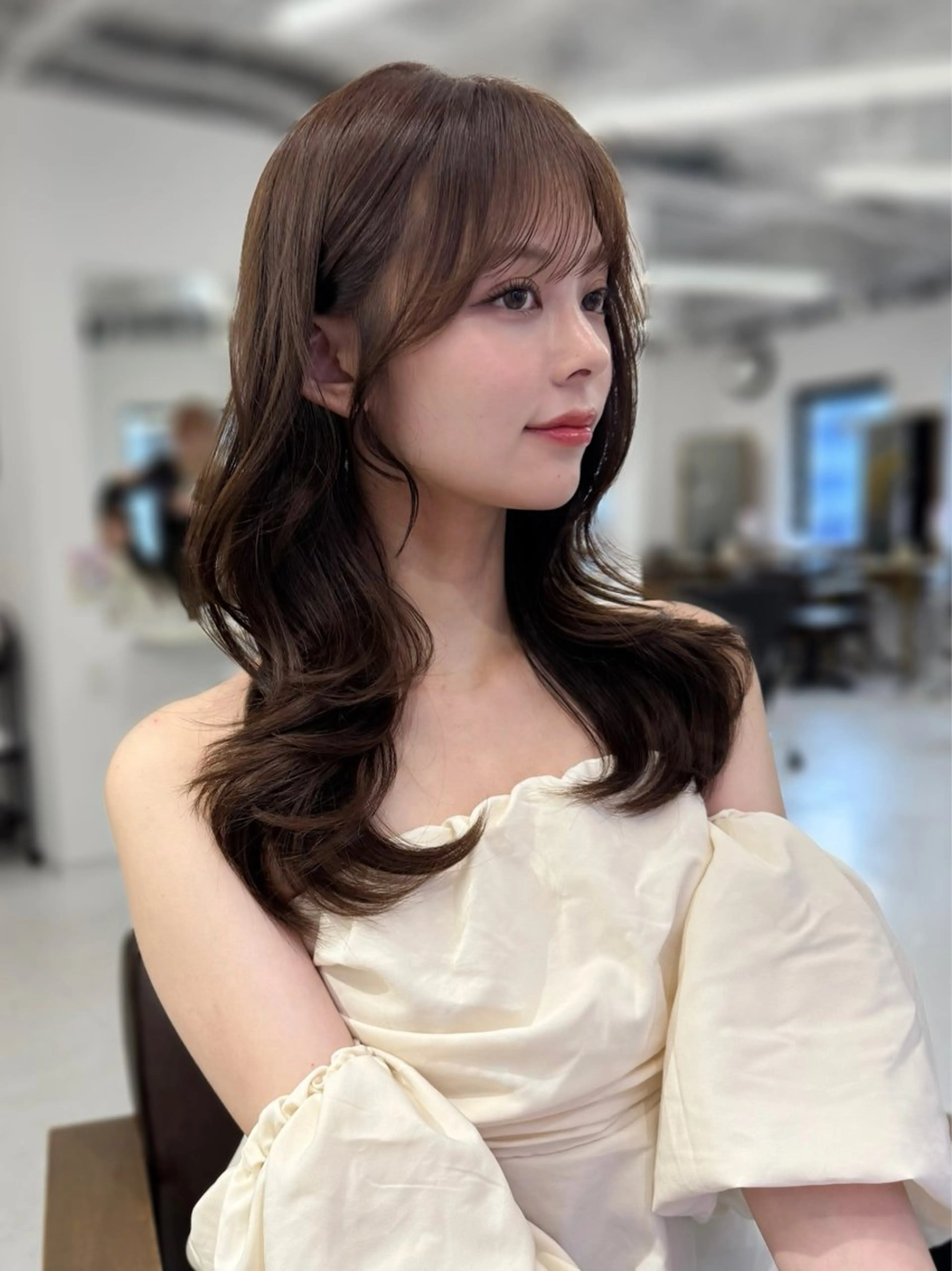ロング カラー カット ヘアカラー 韓国ヘア×髪質改善 /yoshikaのヘアスタイル
