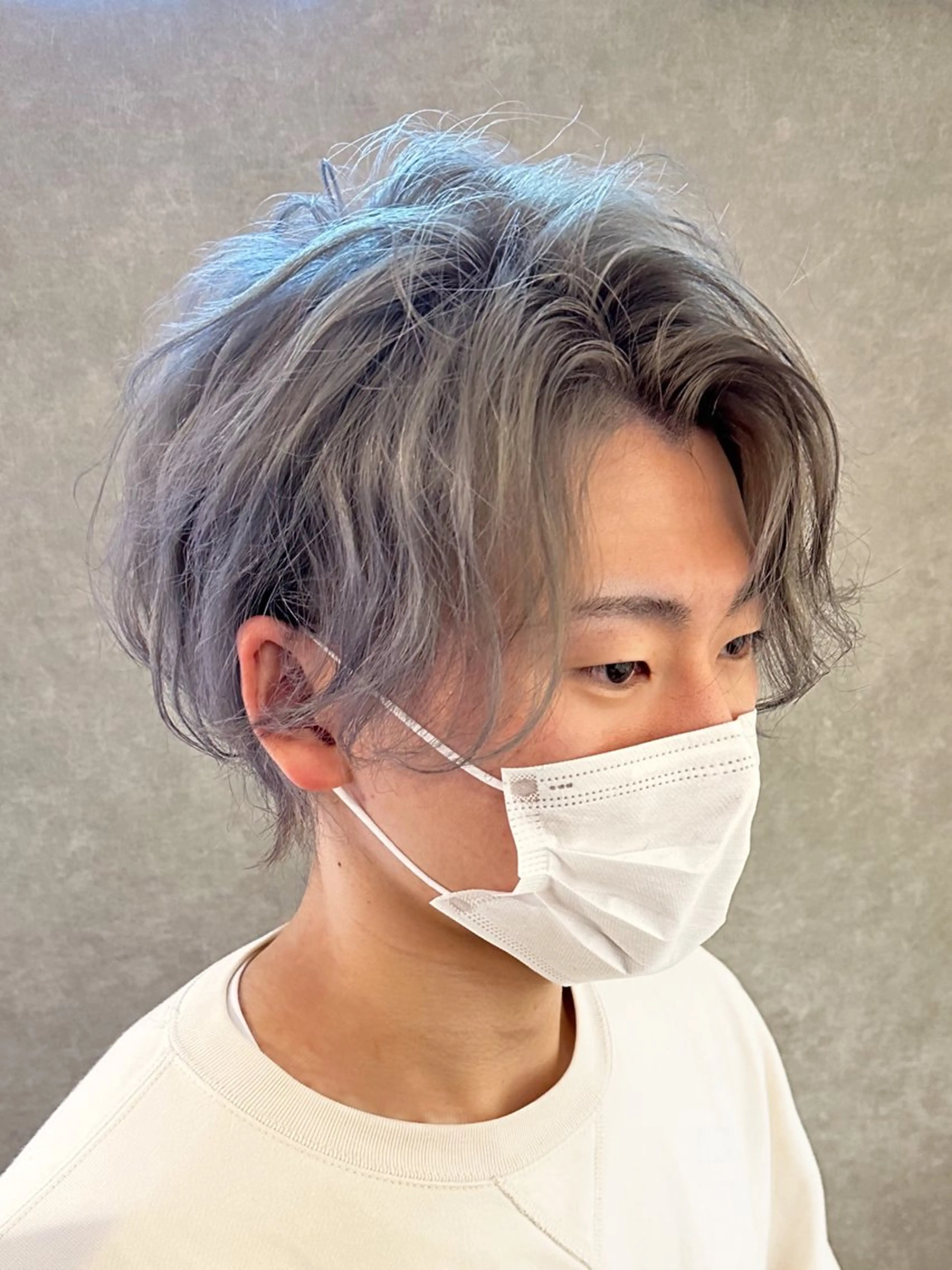カラー メンズ 濱口 健慎のヘアスタイル