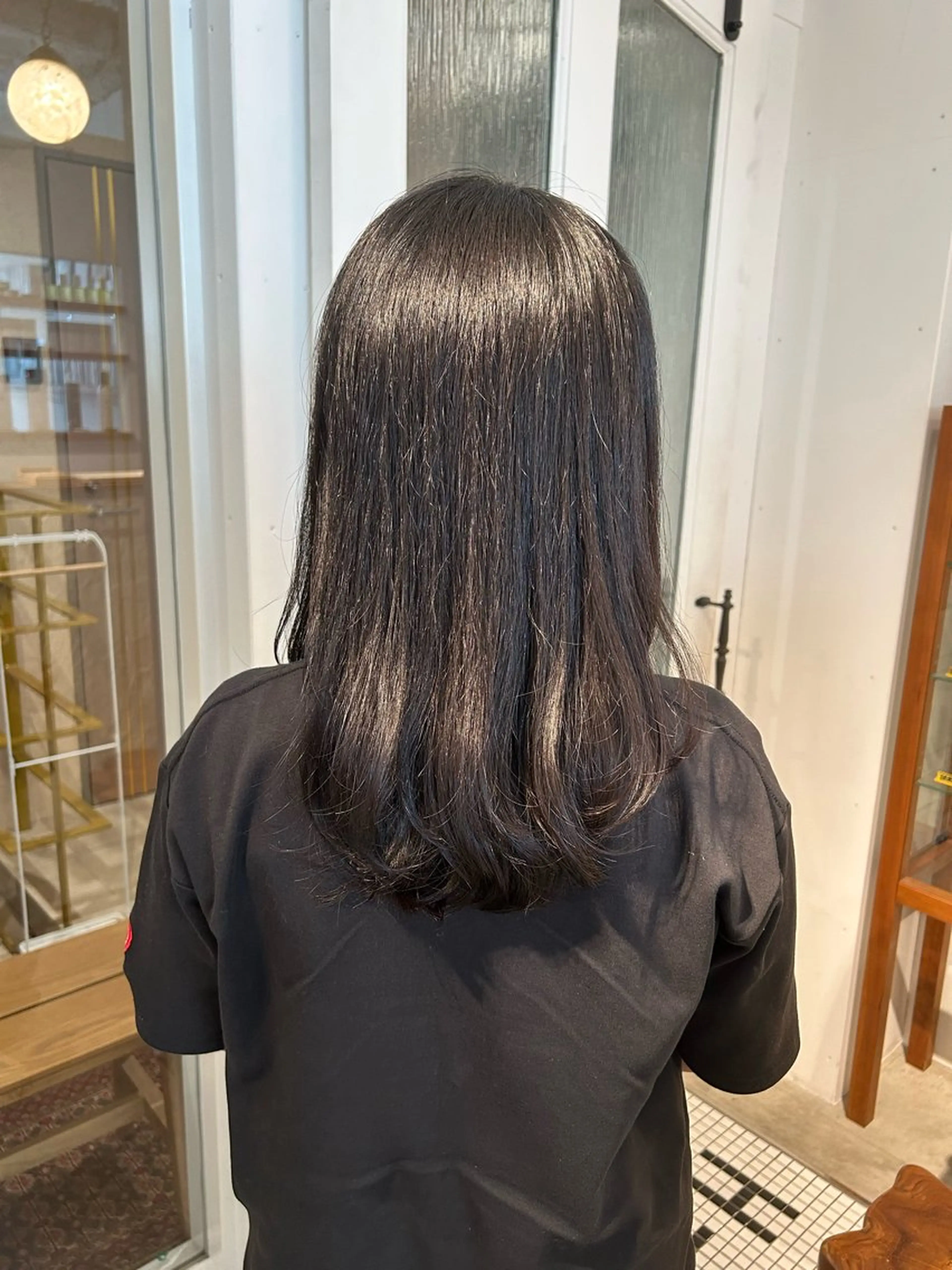 ロング パーマ 縮毛矯正 HaKU所属・櫻井園子🌸 カットモデル募集中のヘアスタイル