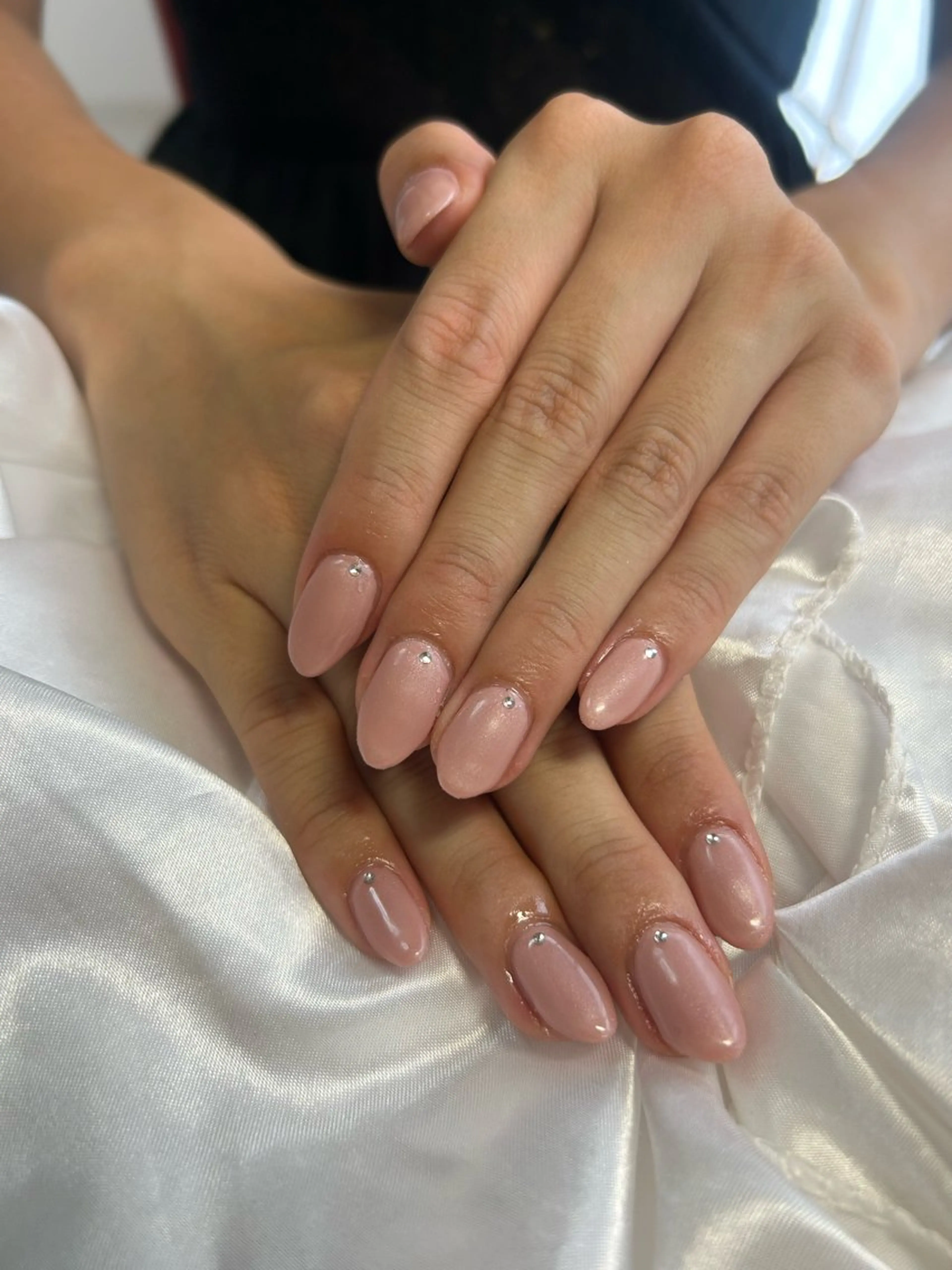ネイル ストーンネイル ハンドネイル NailSalon Beniceのネイルデザイン