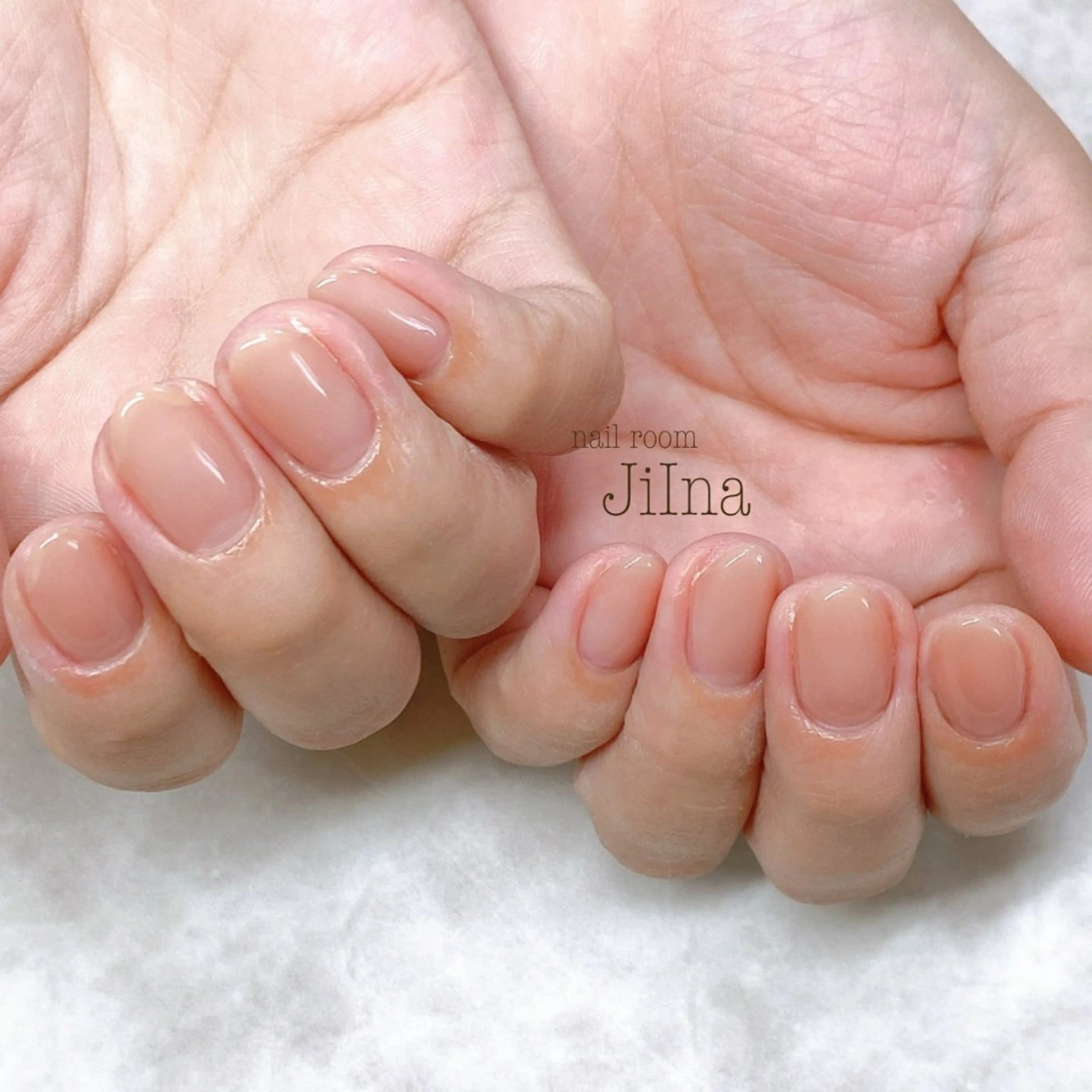 ネイル ワンカラーネイル nail room JiInaのネイルデザイン