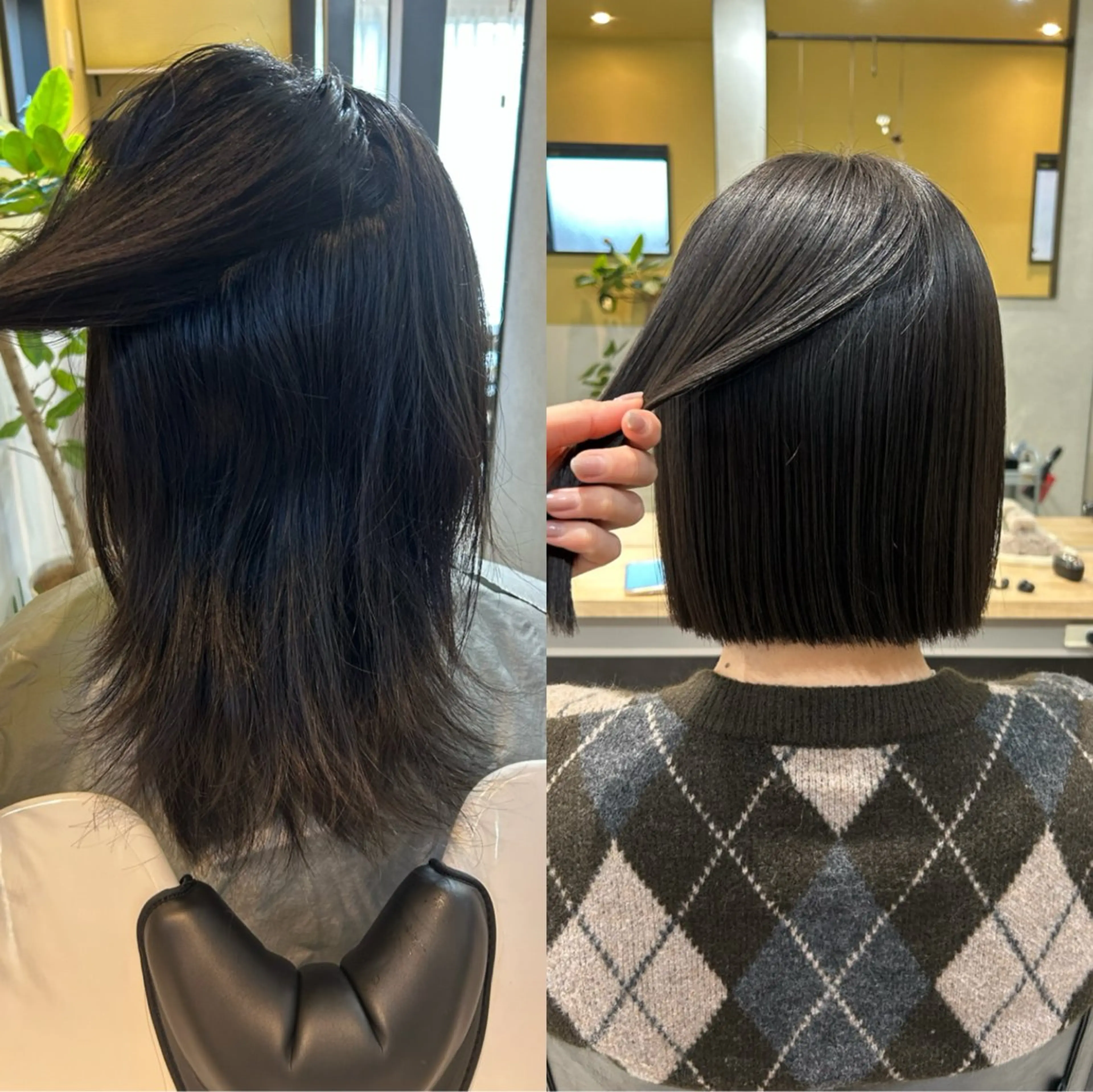 ショート パーマ 髪質改善 ストレートパーマ カット 縮毛矯正 トリートメント hubhair レイヤー/透明感のヘアスタイル