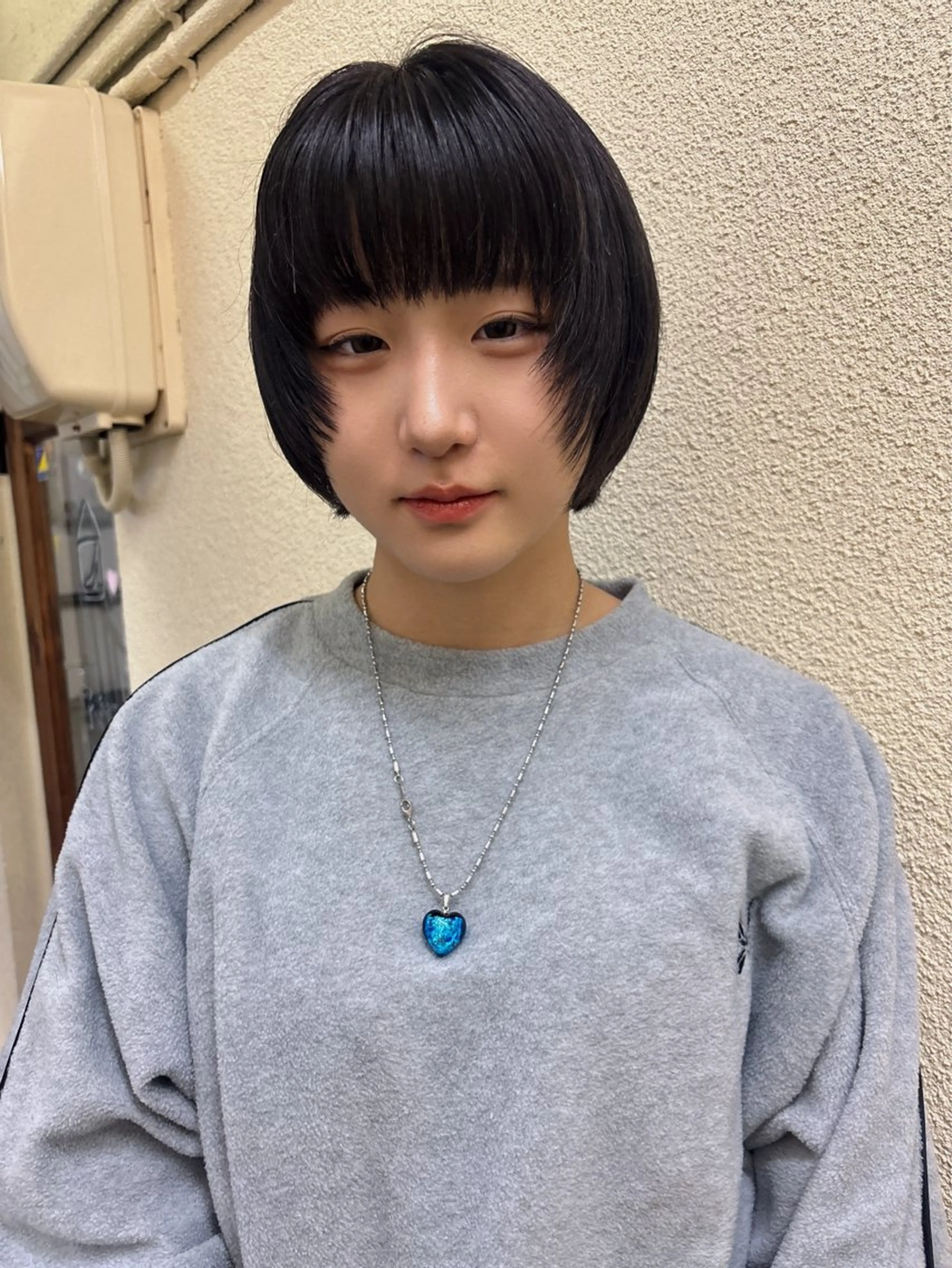ショート カラー ボブレイヤー ボブ レイヤーカット カット 広島/ボブ/レイヤー 🌿‬wakabaのヘアスタイル