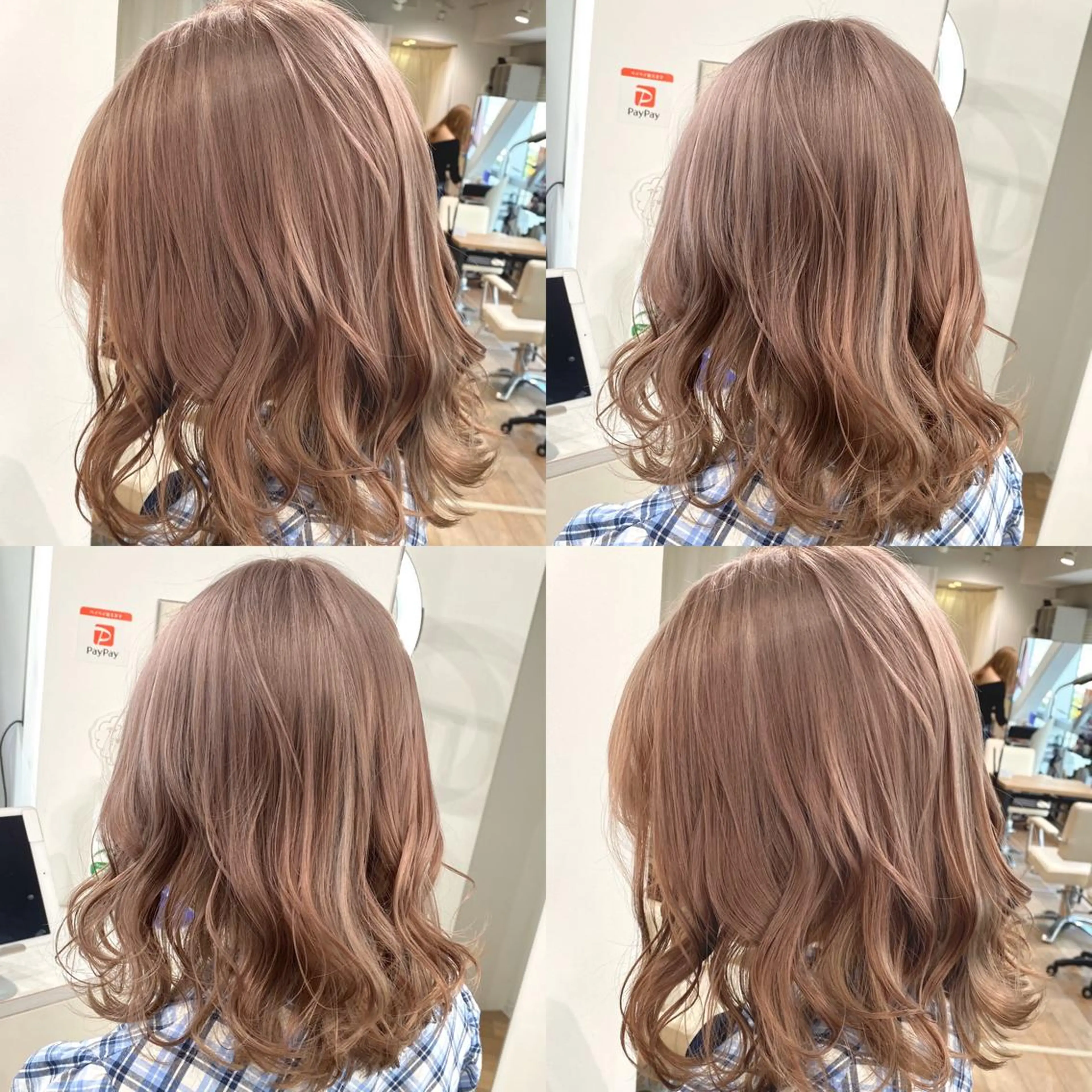 ミディアム カラー  渡部 妃月のヘアスタイル