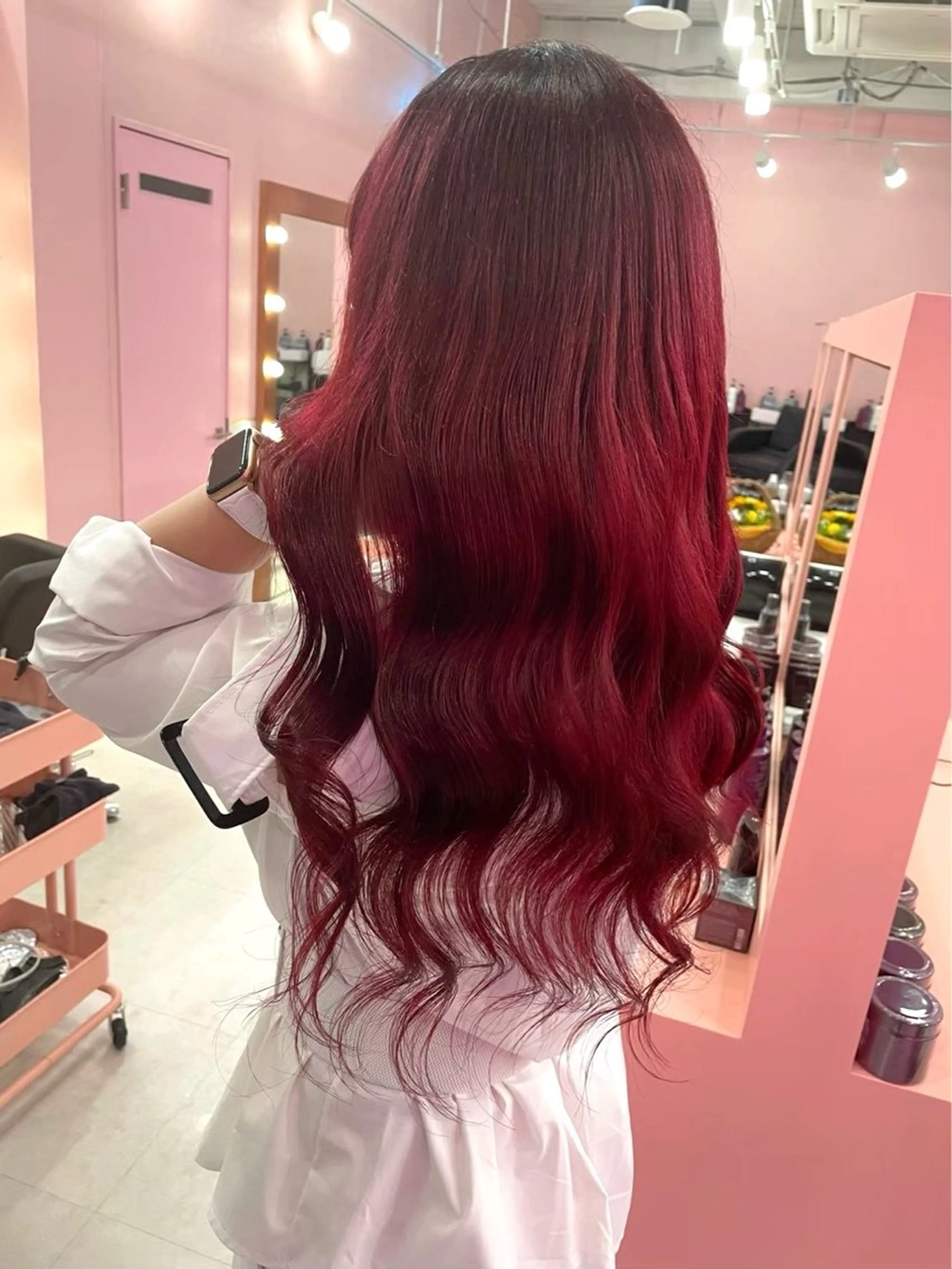 ロング カラー カット ヘアカラー トリートメント 🦋艶髪ハイトーン KOKI🦋のヘアスタイル