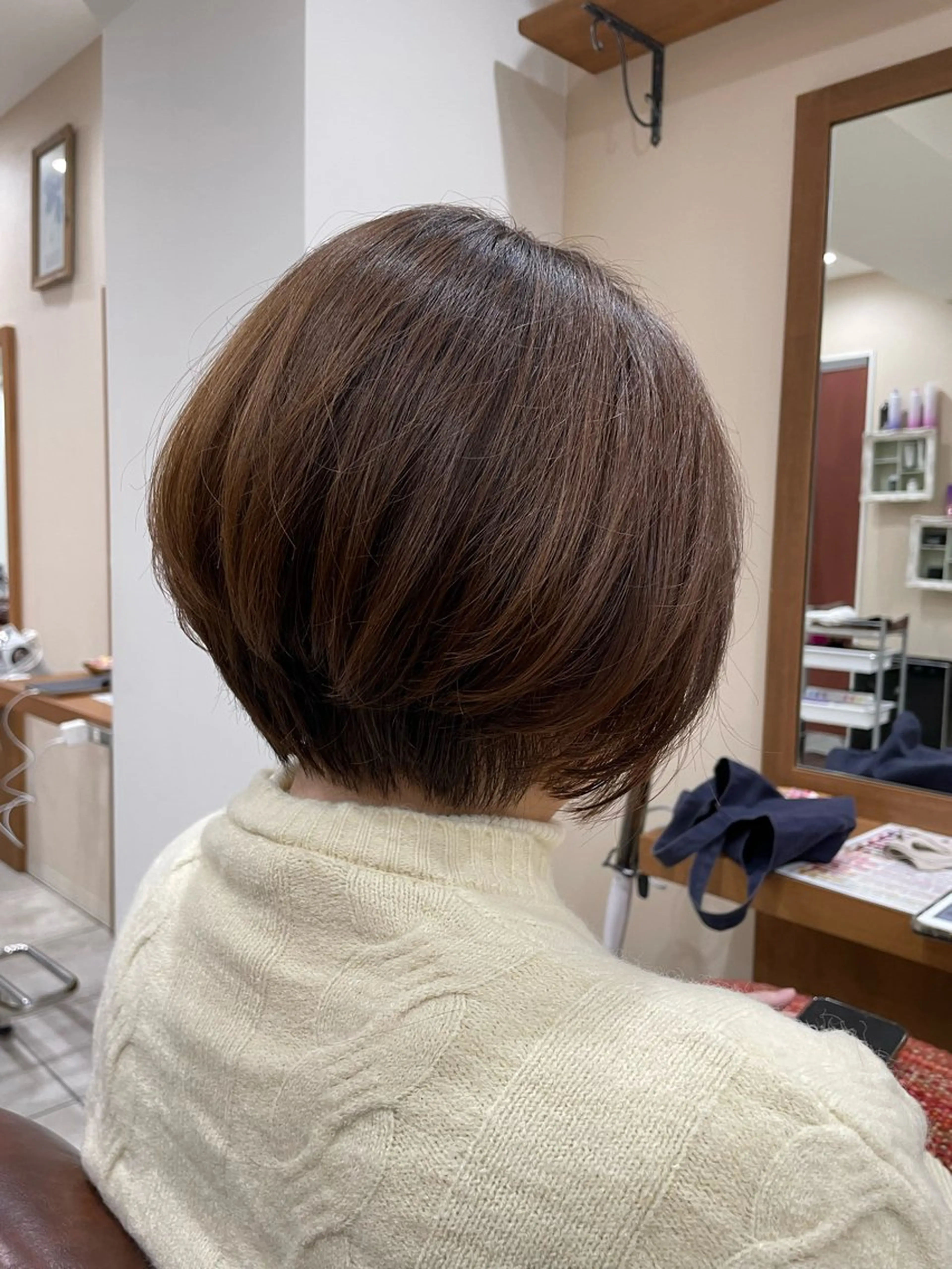 ショート カラー カット ヘアカラー トリートメント 小顔カット✨ 透明感カラー✨kyoのヘアスタイル