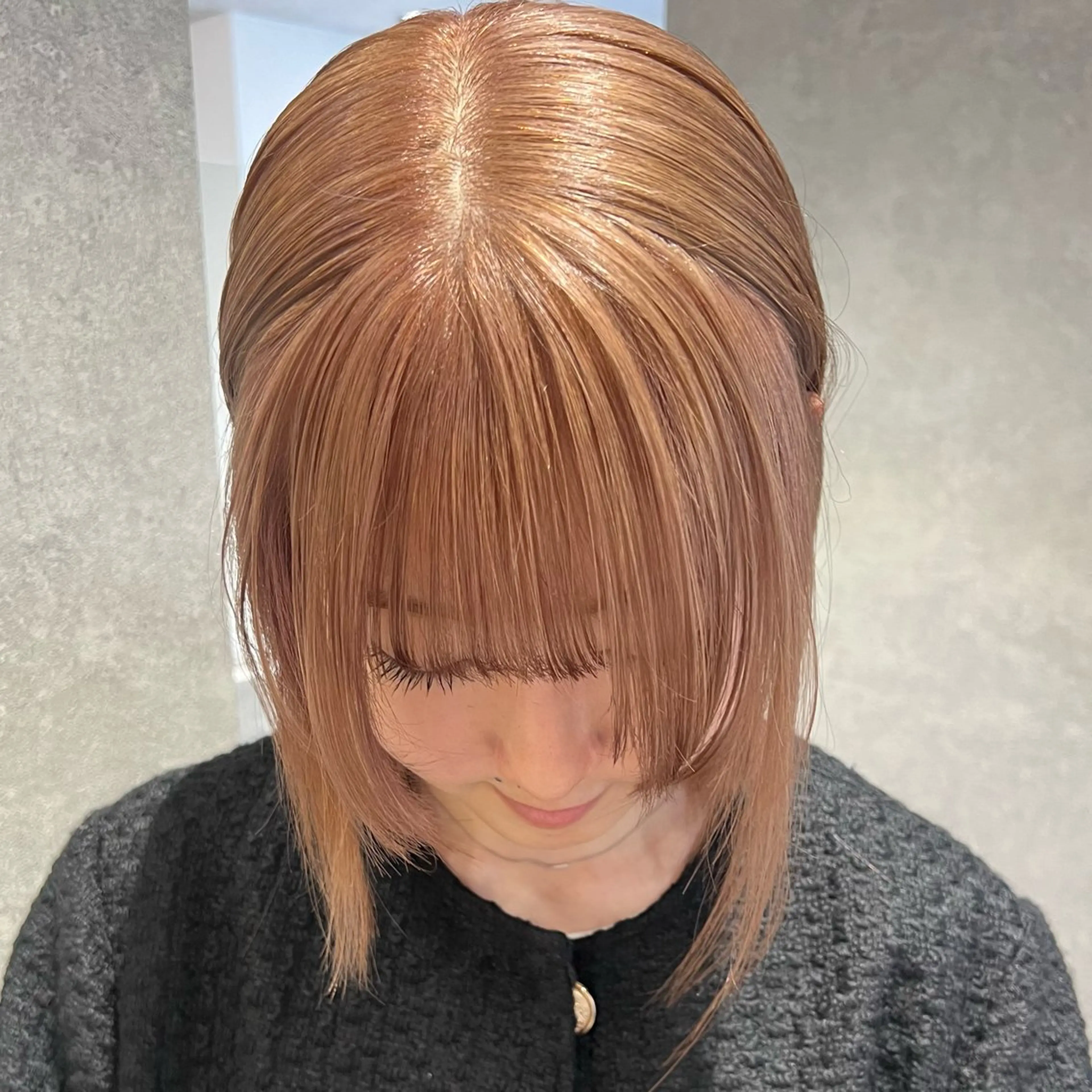 ミディアム カット ヘアカラー トリートメント AI TOKYO　S所属・mizuki 【韓国レイヤー】のヘアスタイル