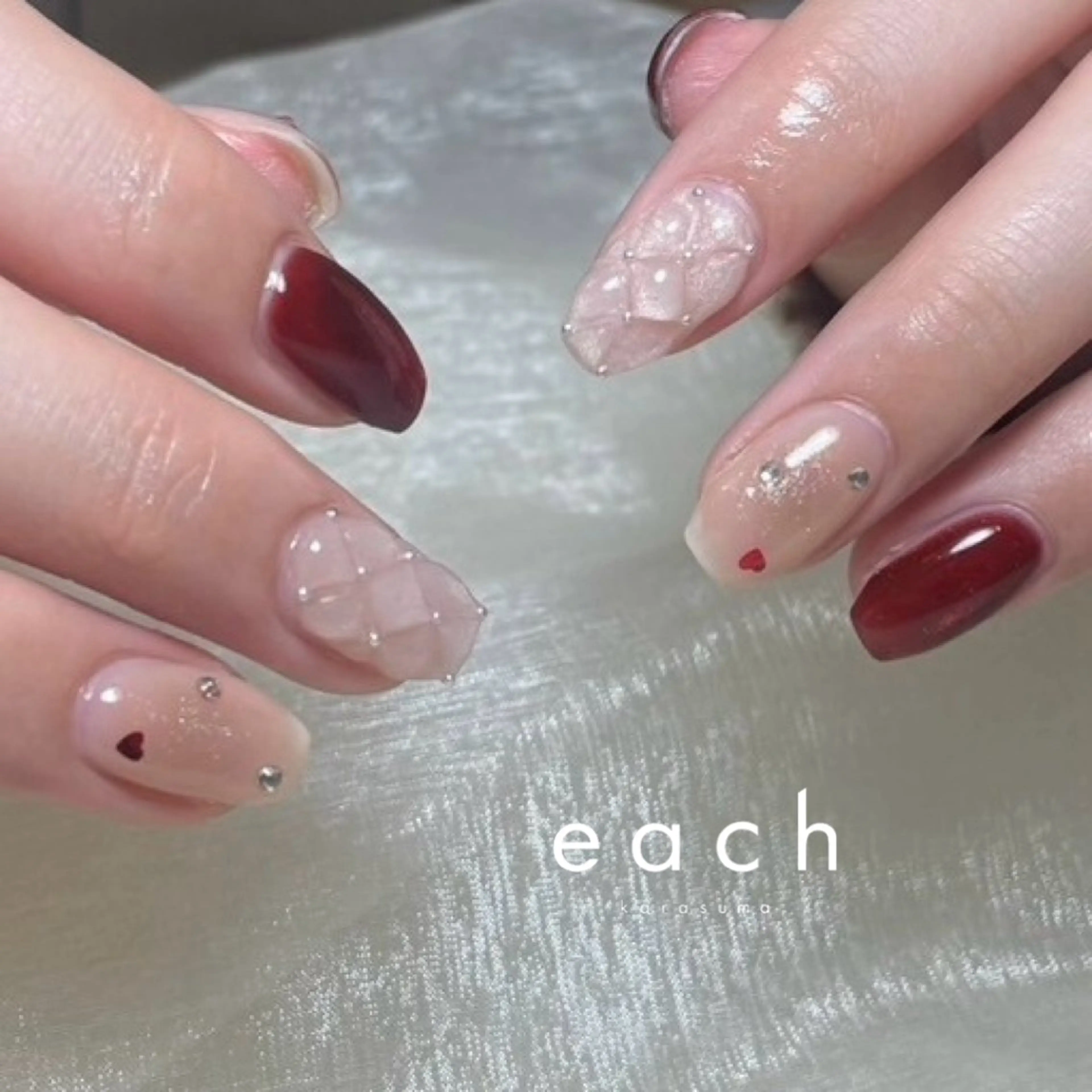 ネイル アートネイル each sakuraのネイルデザイン