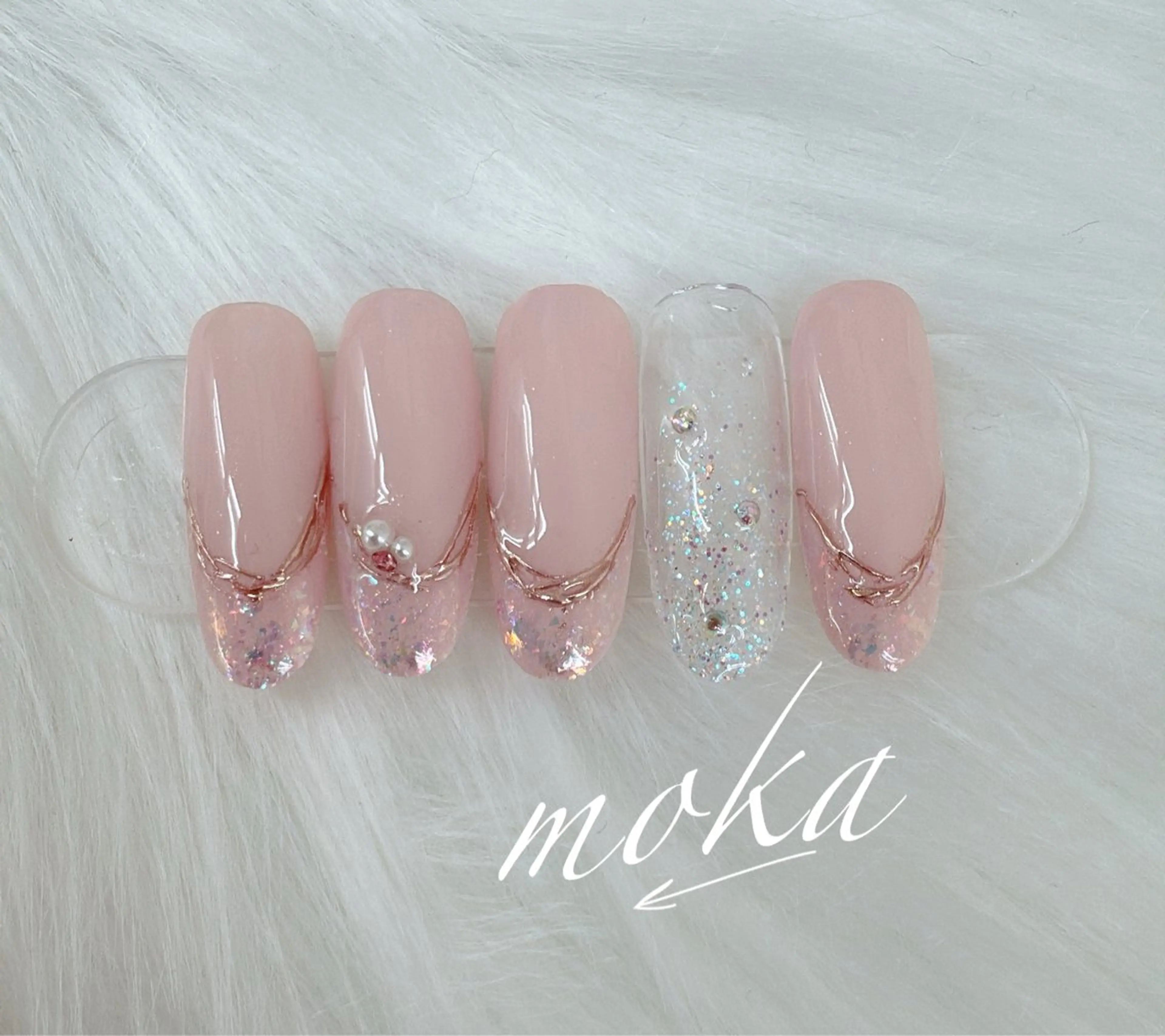 ネイル ハンドネイル ハンドケア 胡蝶蘭レディースサロ ンNailMOKAのネイルデザイン