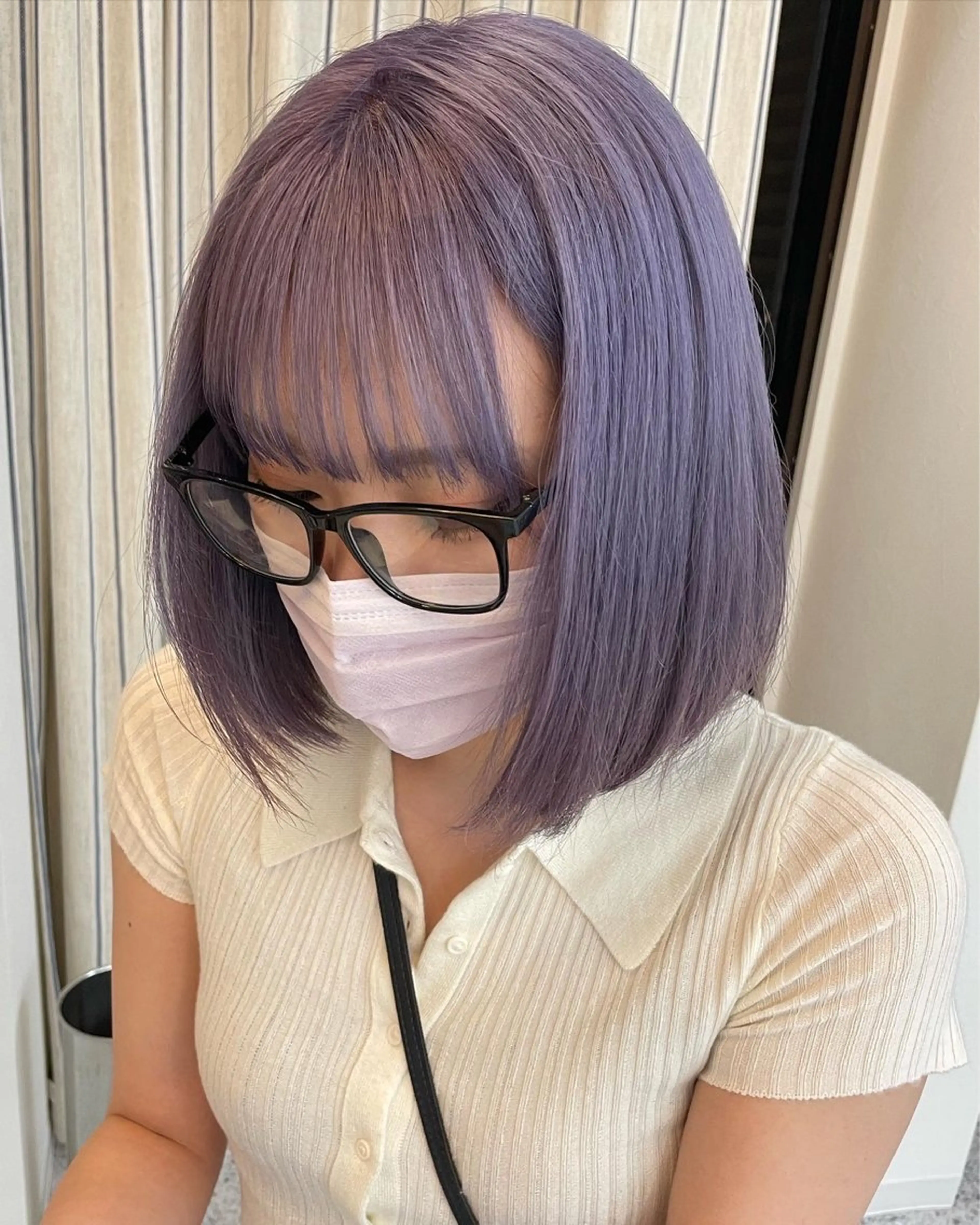 ショート カラー JIEN MIUのヘアスタイル