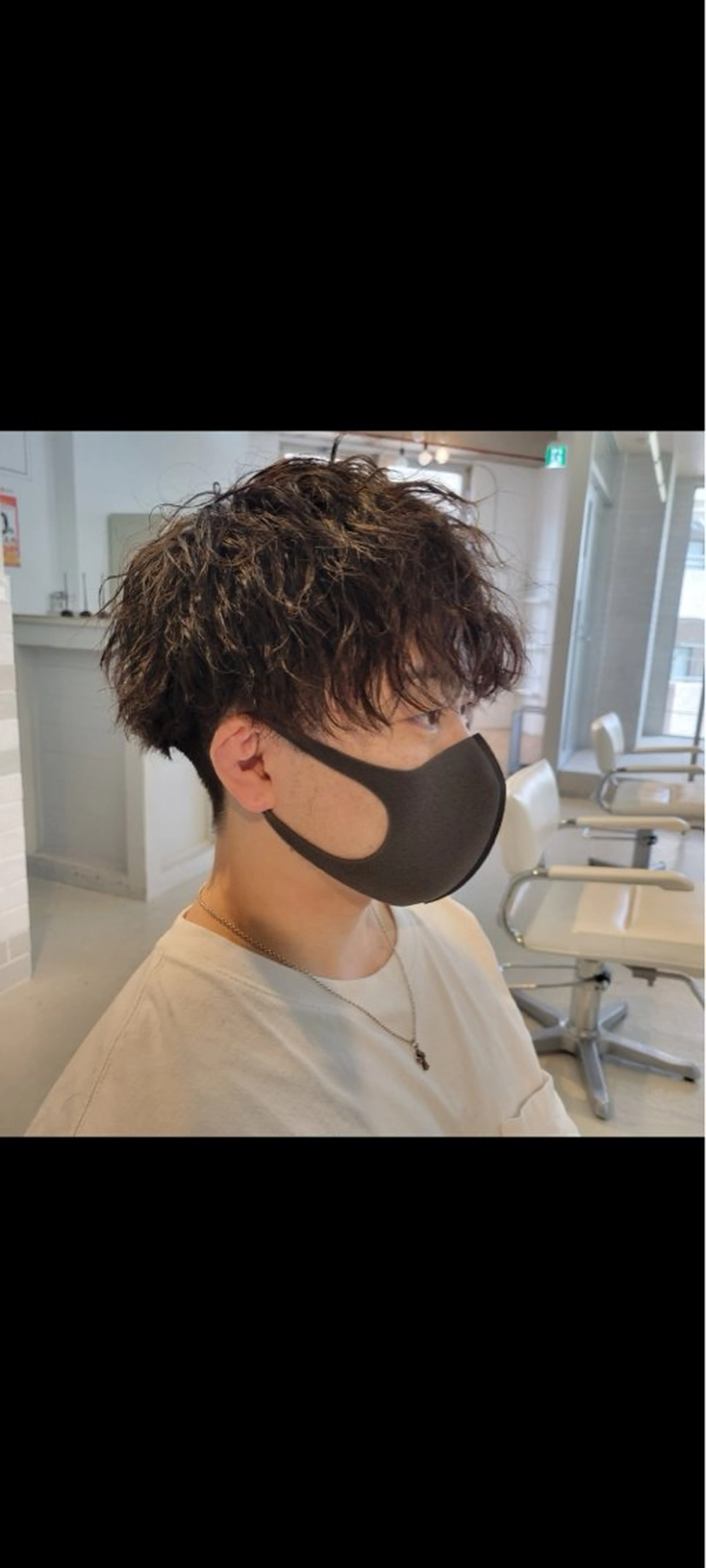 メンズ メンズパーマ 無料ショートモデル 募集中❗️秋山ひらいのヘアスタイル