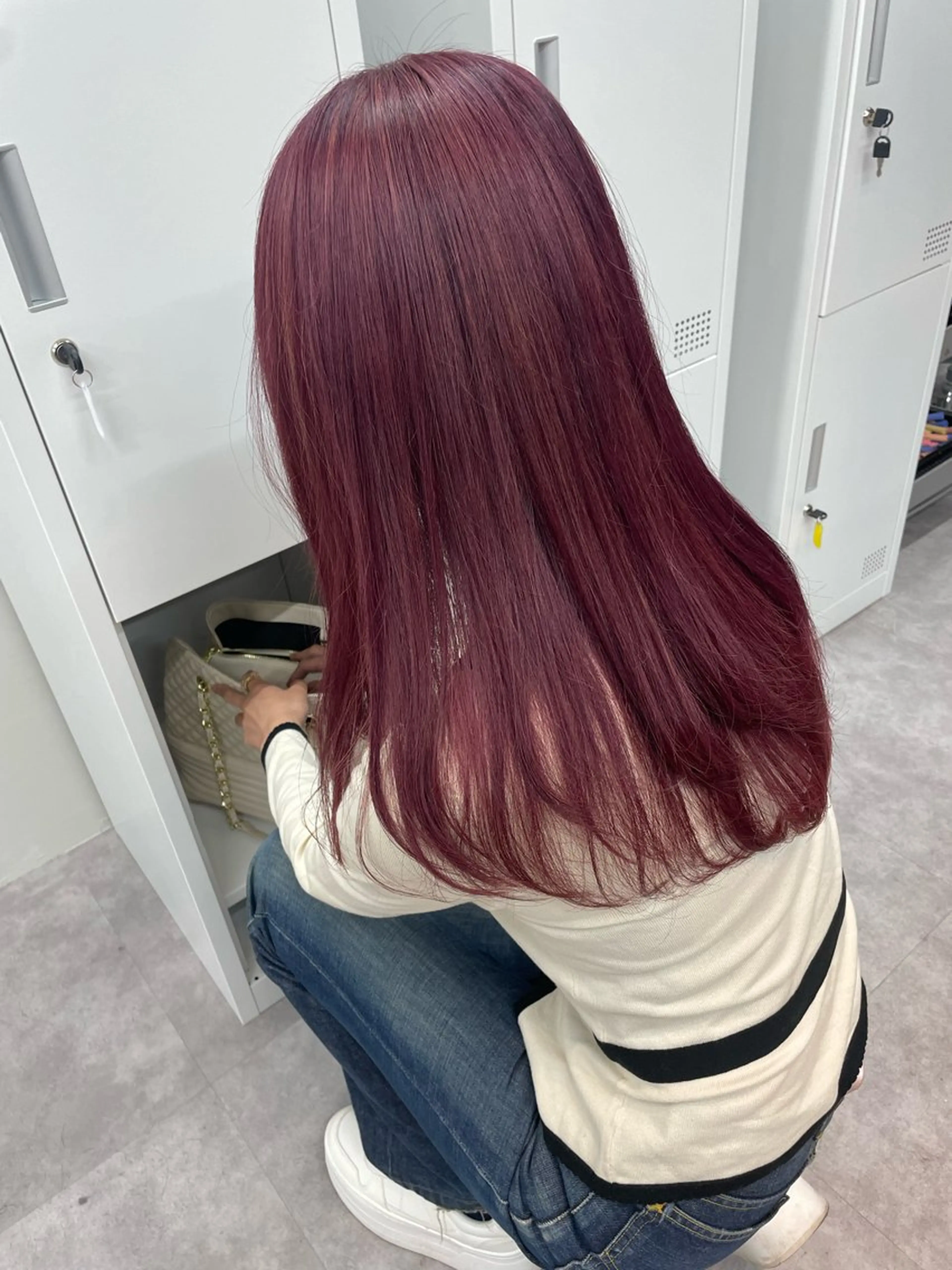 ロング カラー 🌸柔らかハイトーン 🧃Shionのヘアスタイル