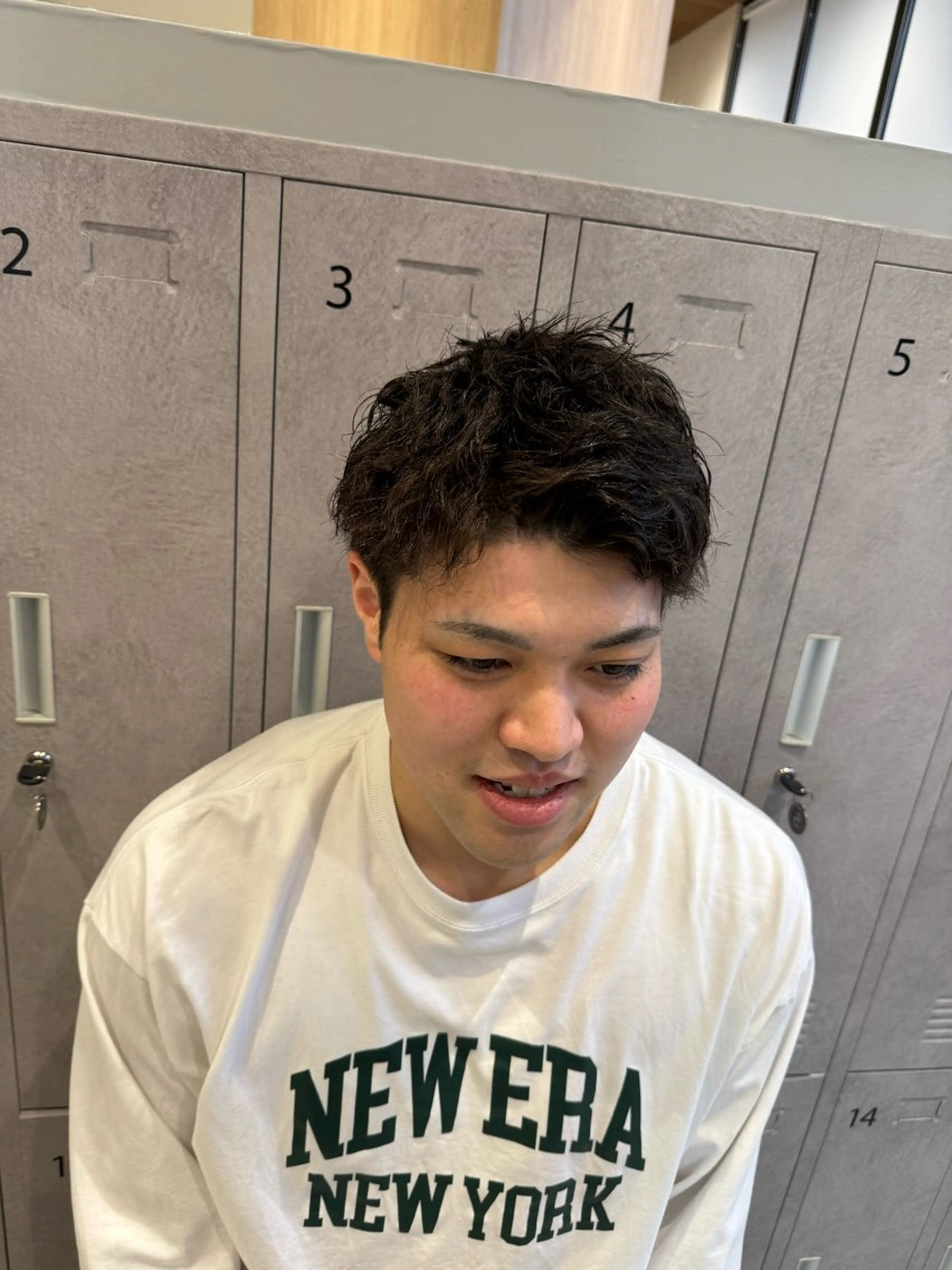 メンズ パーマ 保坂 瞭のヘアスタイル