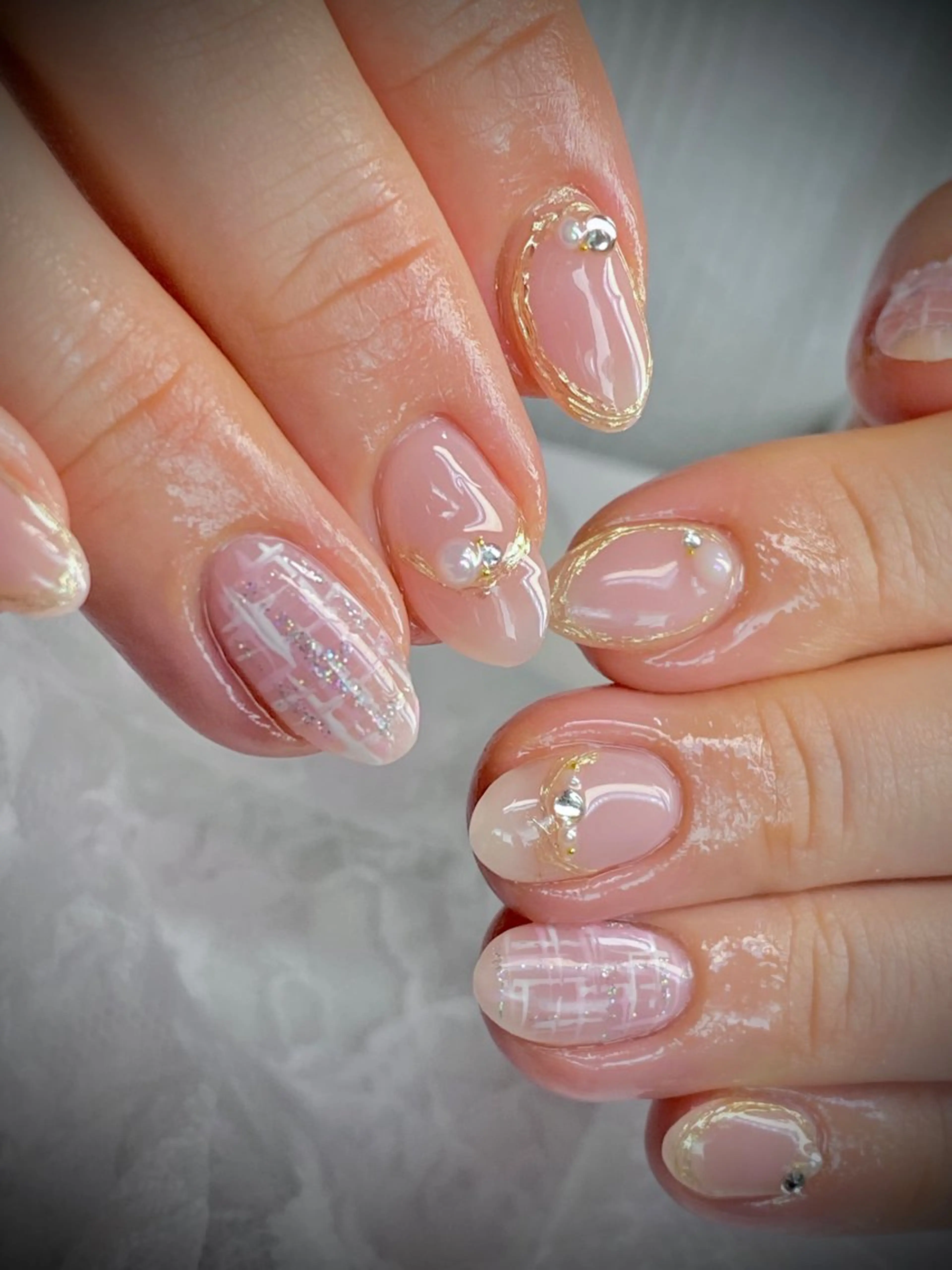ネイル 冬ネイル HandS ネイル 自宅サロンのネイルデザイン
