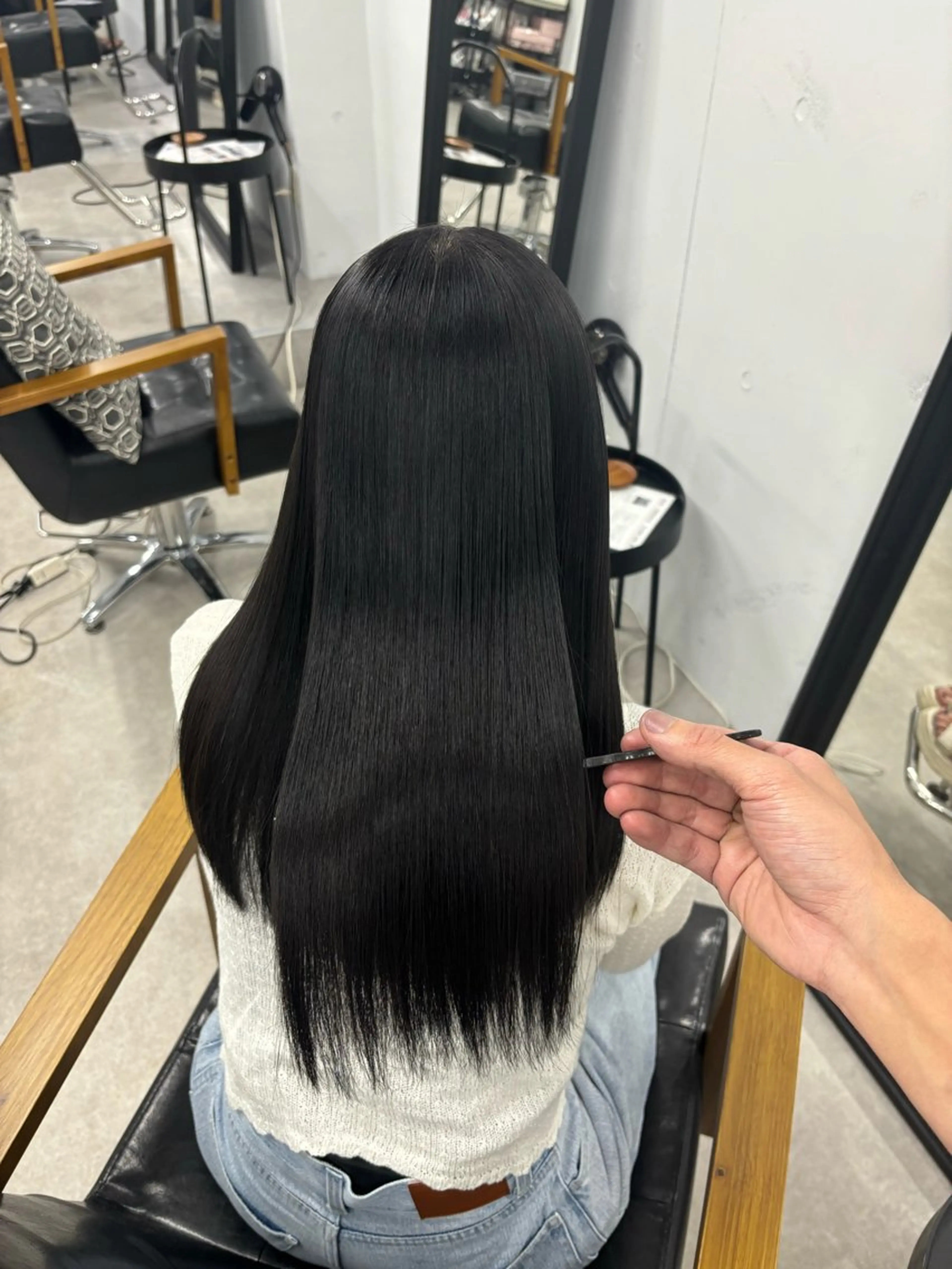 ロング 髪質改善 縮毛矯正 トリートメント 縮毛矯正 トリートメント darts所属・マツダ レンのヘアスタイル