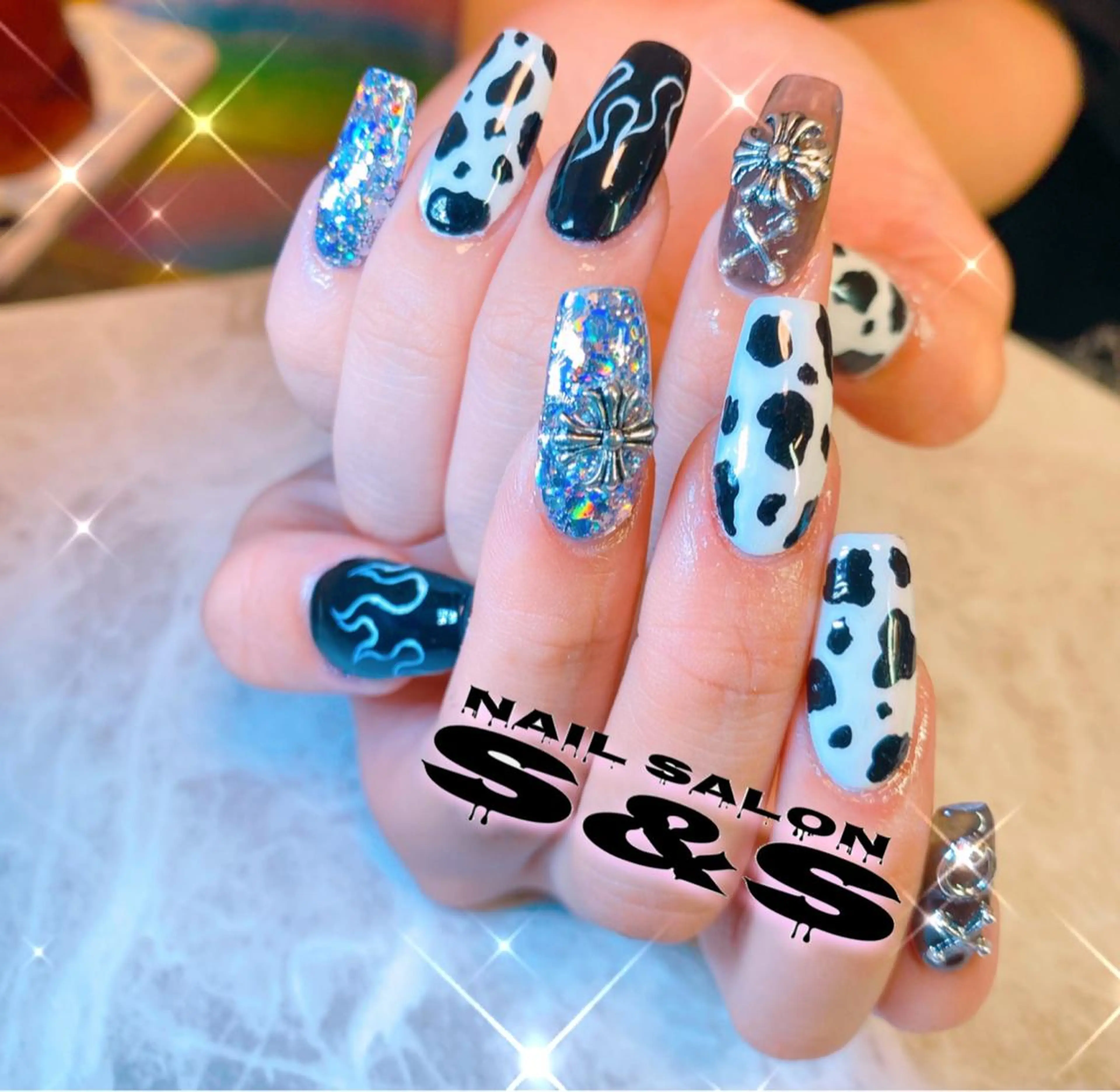 ネイル 長さ出し メンズネイル 持ち込み スカルプネイル S&S 村田小百合のネイルデザイン